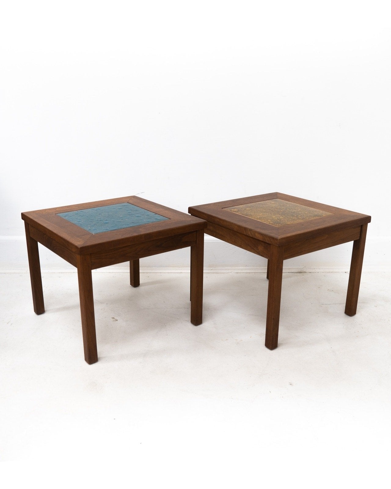 1960s John Keal For Brown Saltman CONSTELLATION Tile Side Tables