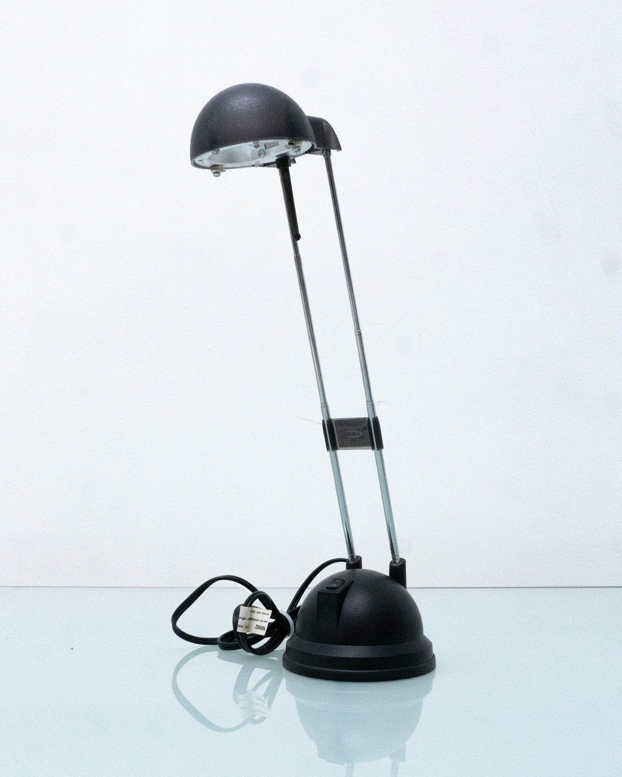 1990s Vintage IKEA Esspresivo Black Telescopic Halogen Desk Lamp