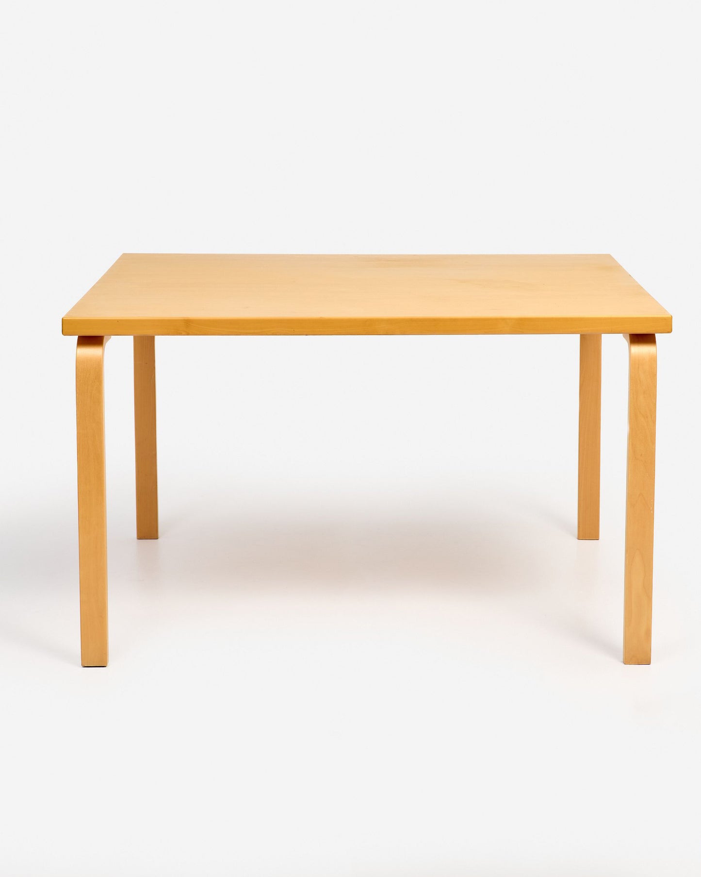 1960s Alvar Aalto Table 84 Birch Large Square Dining Table for Artek Finland