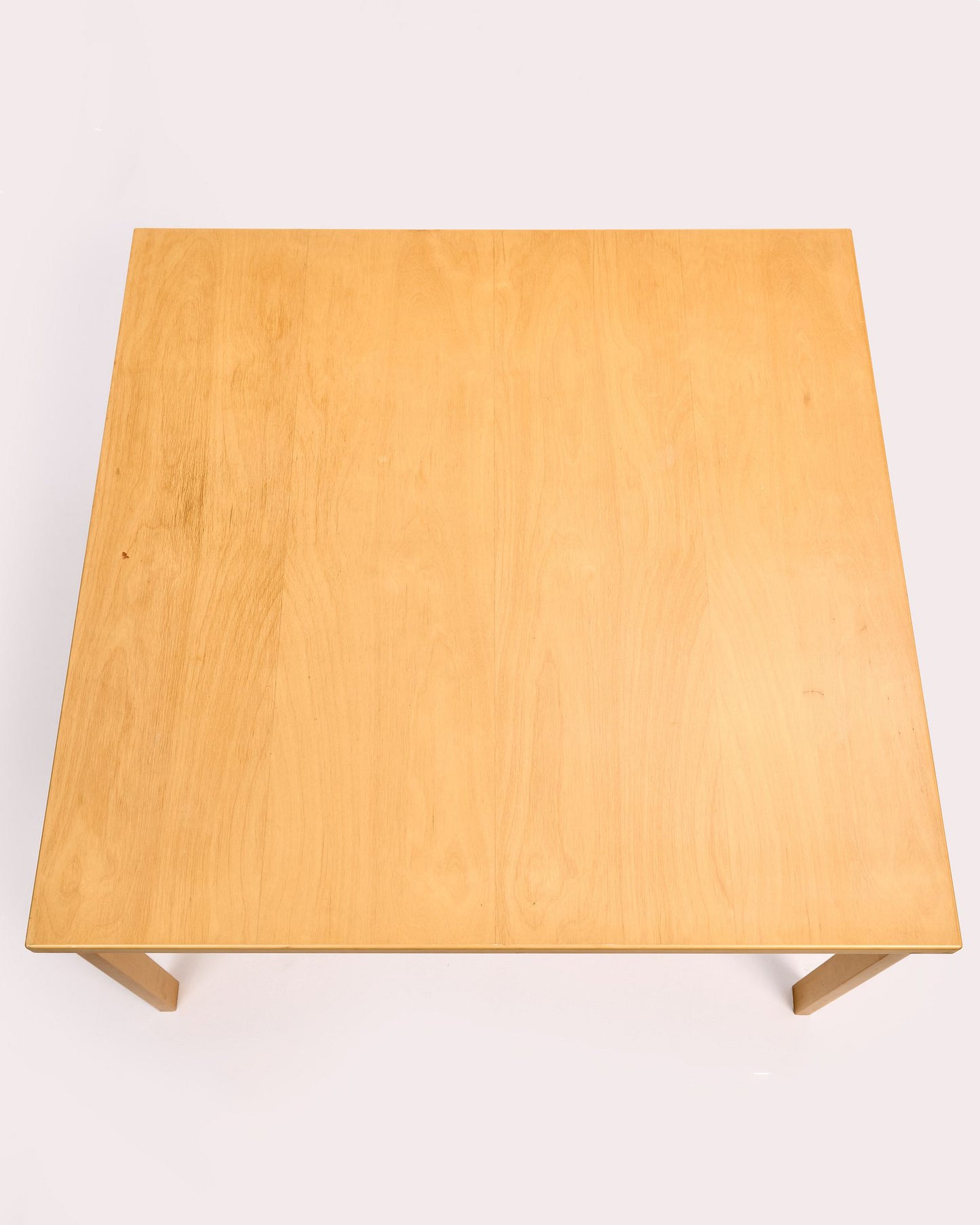 1960s Alvar Aalto Table 84 Birch Large Square Dining Table for Artek Finland