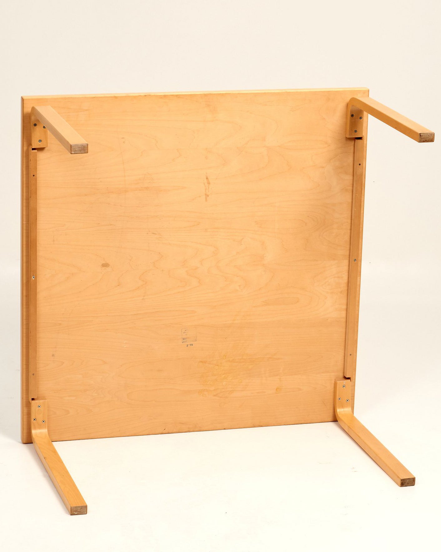 1960s Alvar Aalto Table 84 Birch Large Square Dining Table for Artek Finland