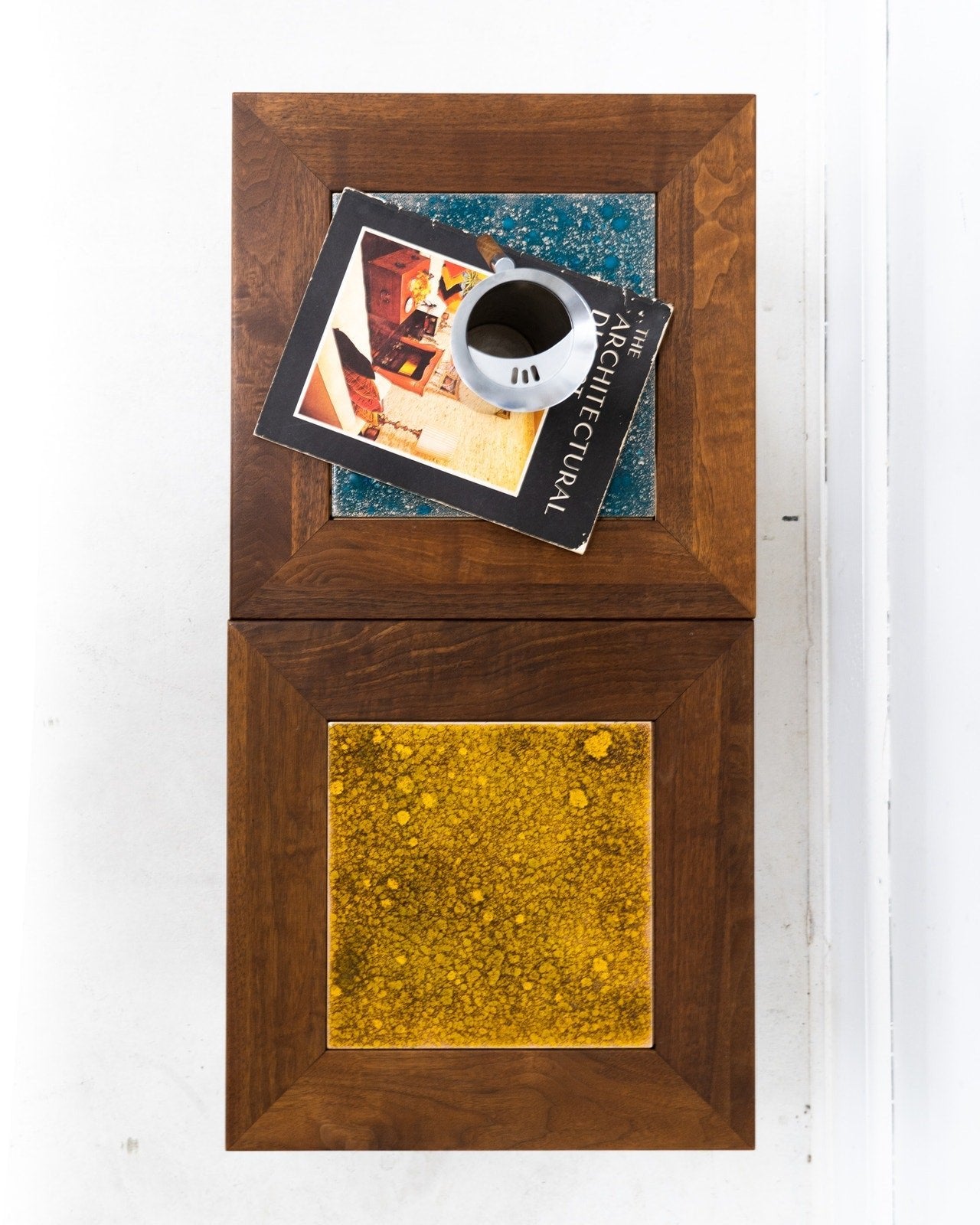 1960s John Keal For Brown Saltman CONSTELLATION Tile Side Tables