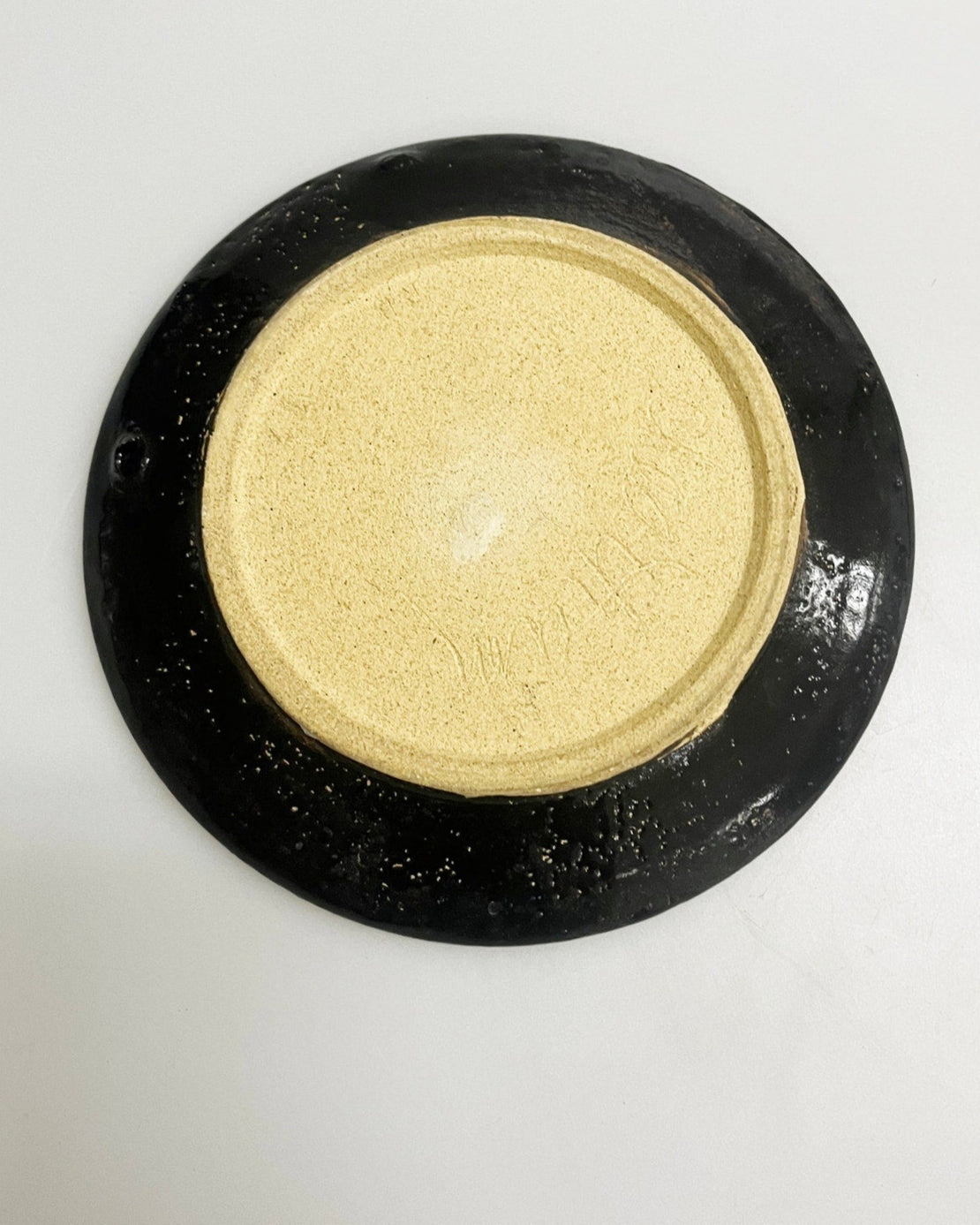 1970s Vintage Brutalist Ceramic Plate