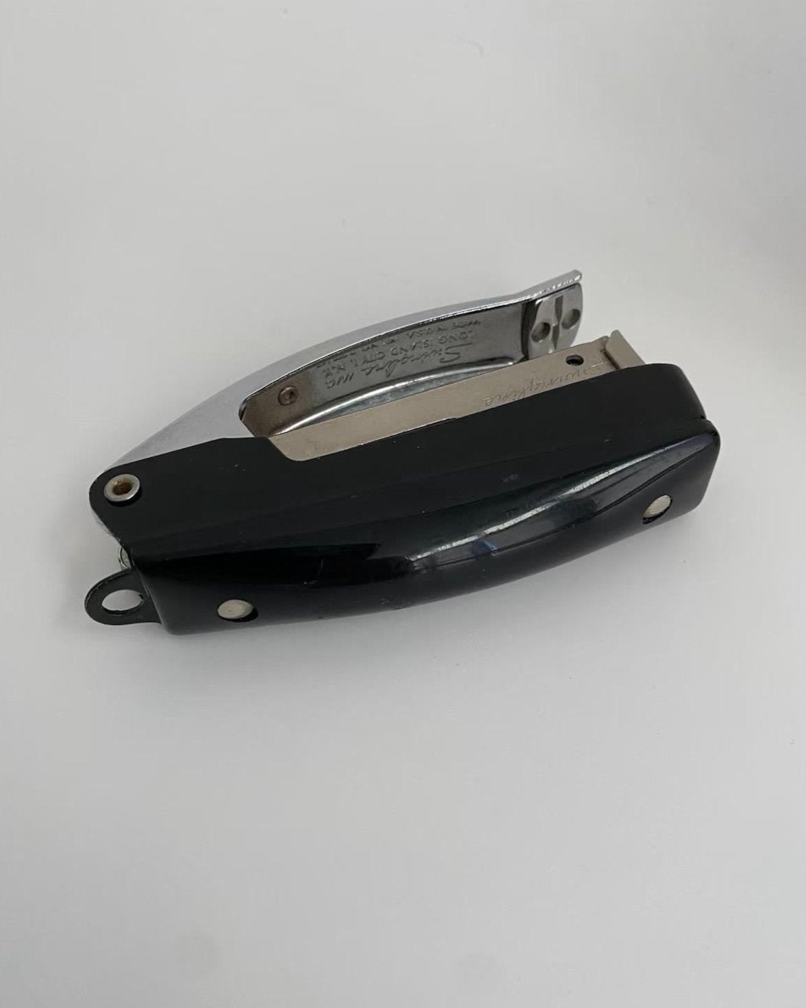 1950s Vintage Swingline 85-06 Hand Stapler Black Made in USA