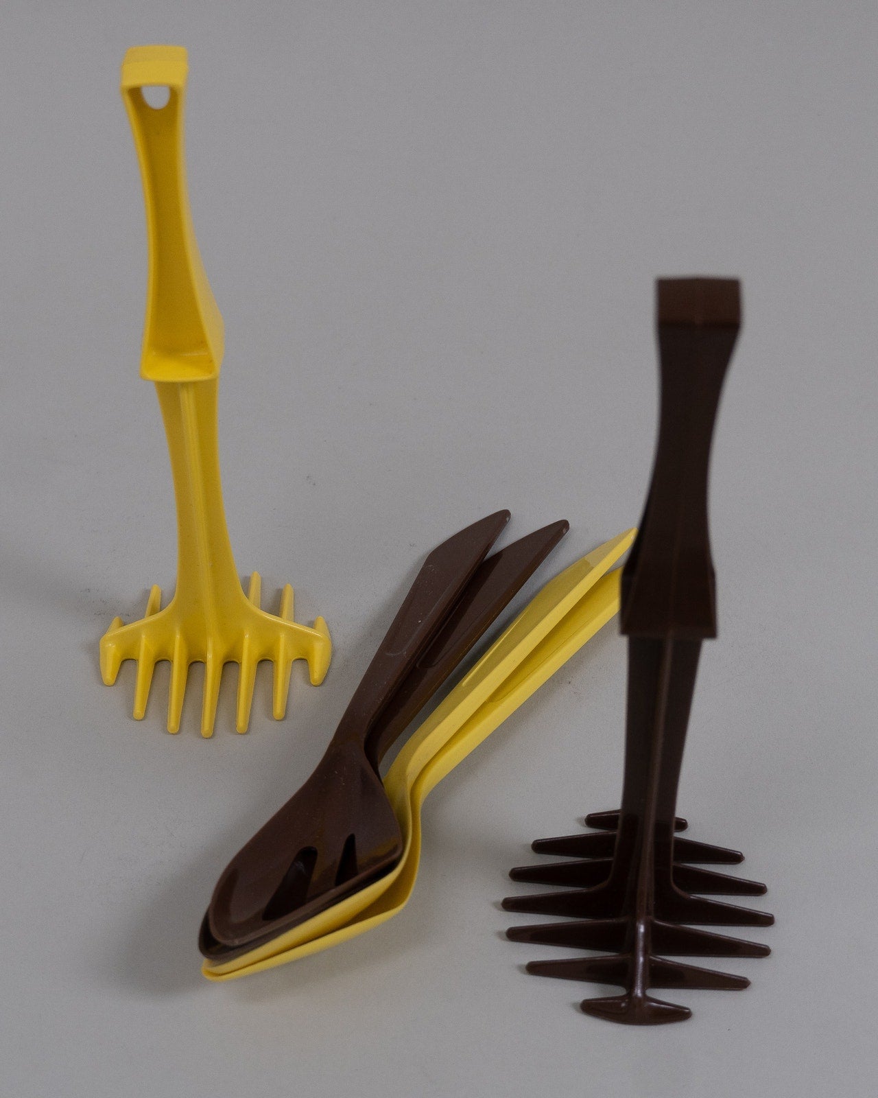 1950s Tupperware Serving Utensils and Potato Mashers