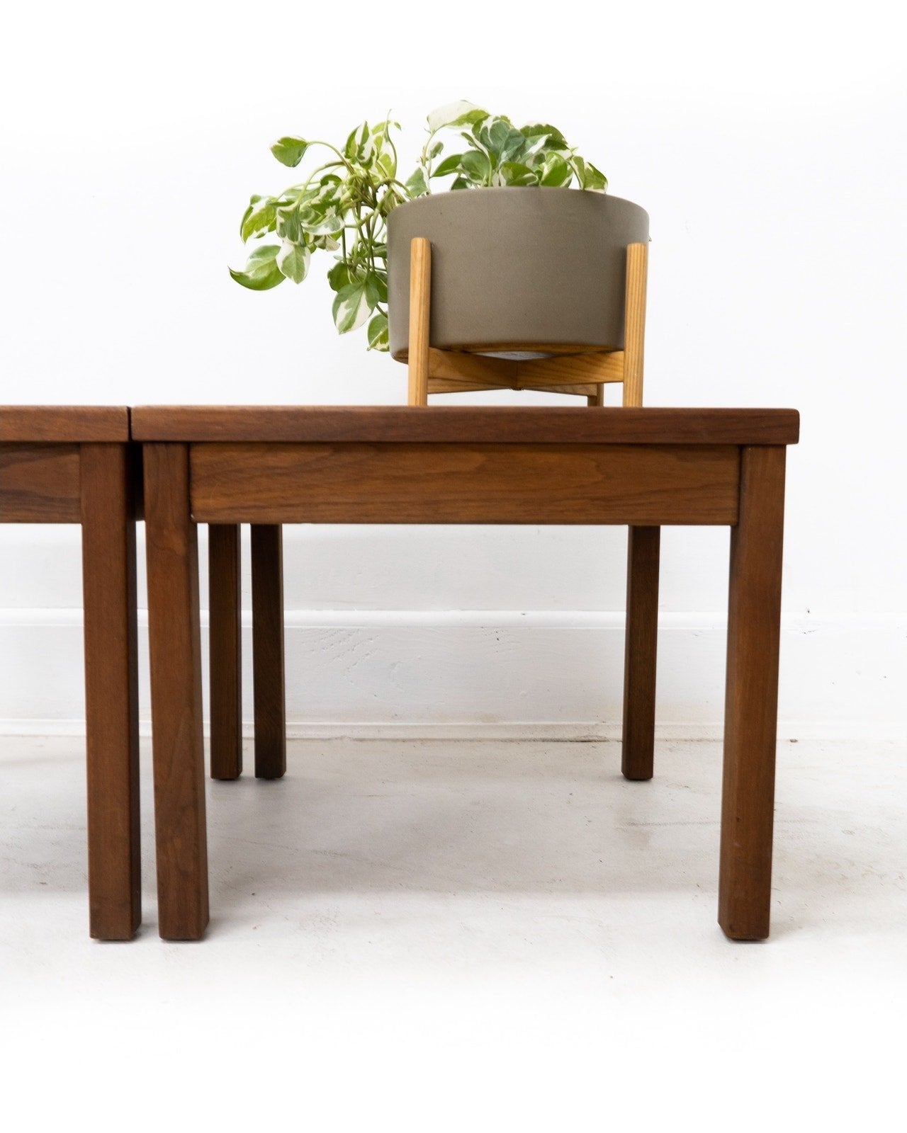 1960s John Keal For Brown Saltman CONSTELLATION Tile Side Tables