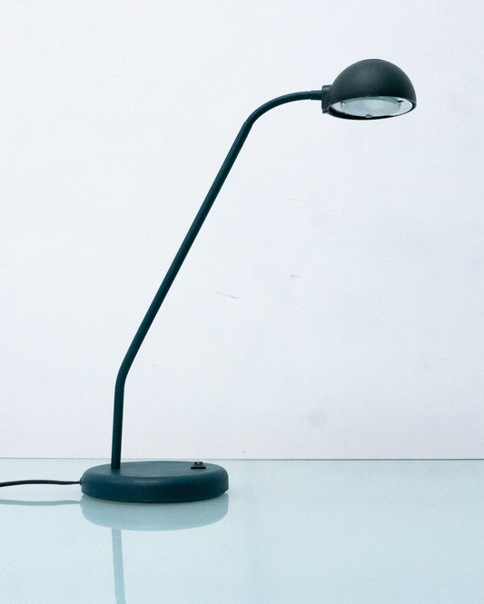 1990s Vintage Portable Luminaire Dark Green Table Lamp