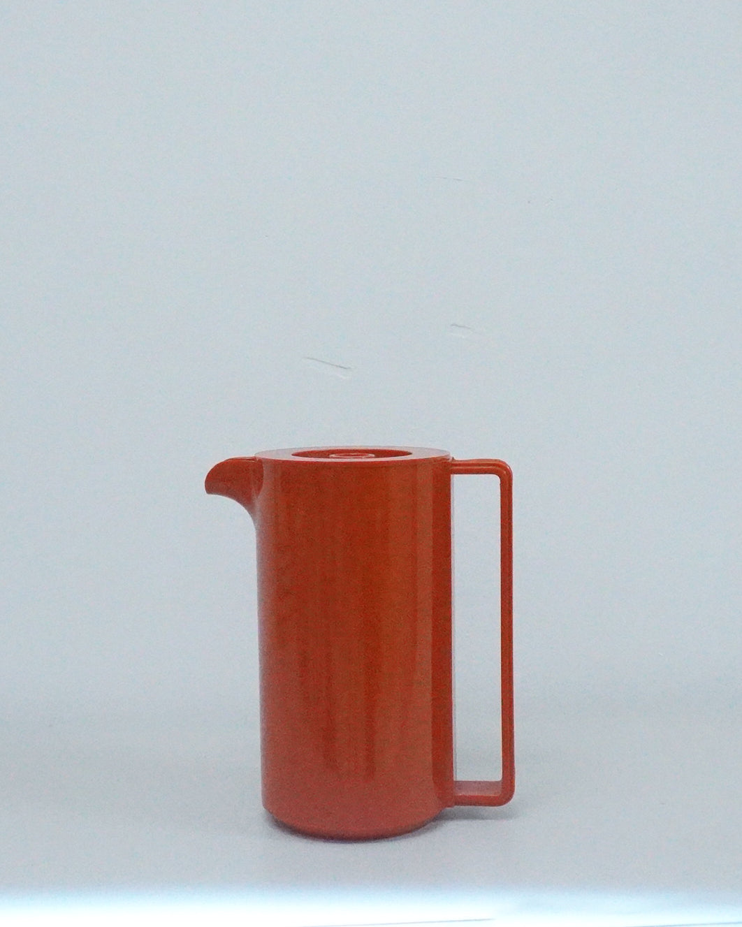 1960s Ingrid Ltd Chicago Brick Red Plastic Pitcher