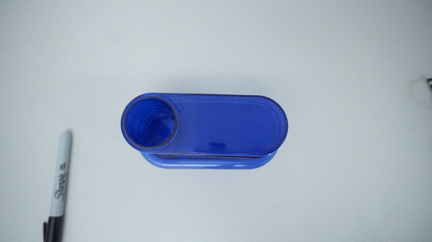 1990s Purple Acrylic Desk Storage