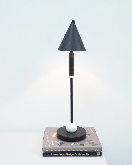 1990s Memphis Milano Lamp in the Style of Robert Sonneman for George Kovacs
