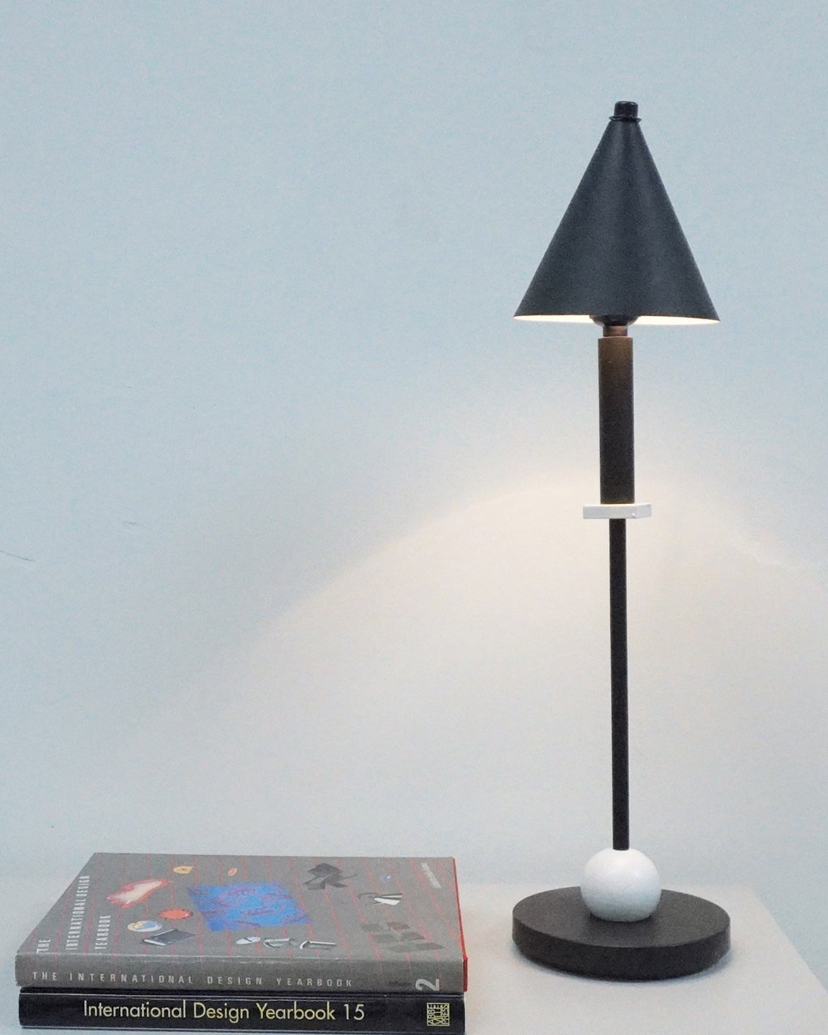 1990s Memphis Milano Lamp in the Style of Robert Sonneman for George Kovacs