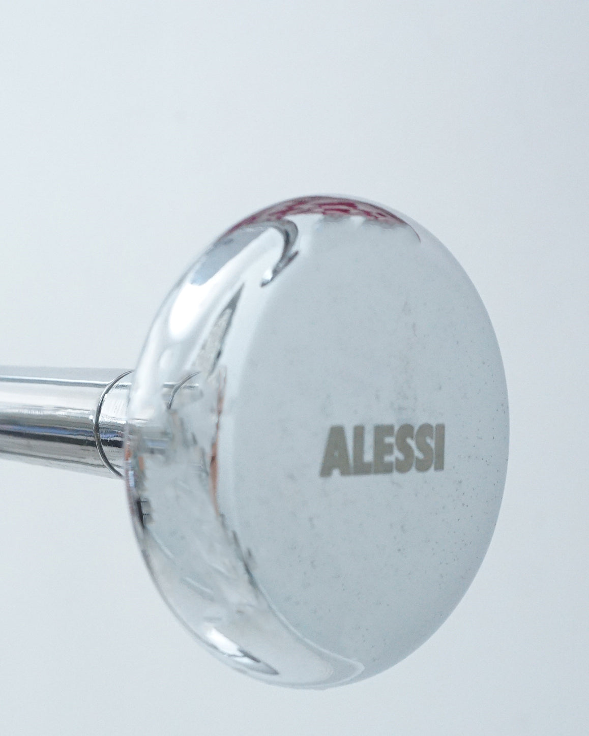 1970s Alessi Steel and Plastic Towel Rack