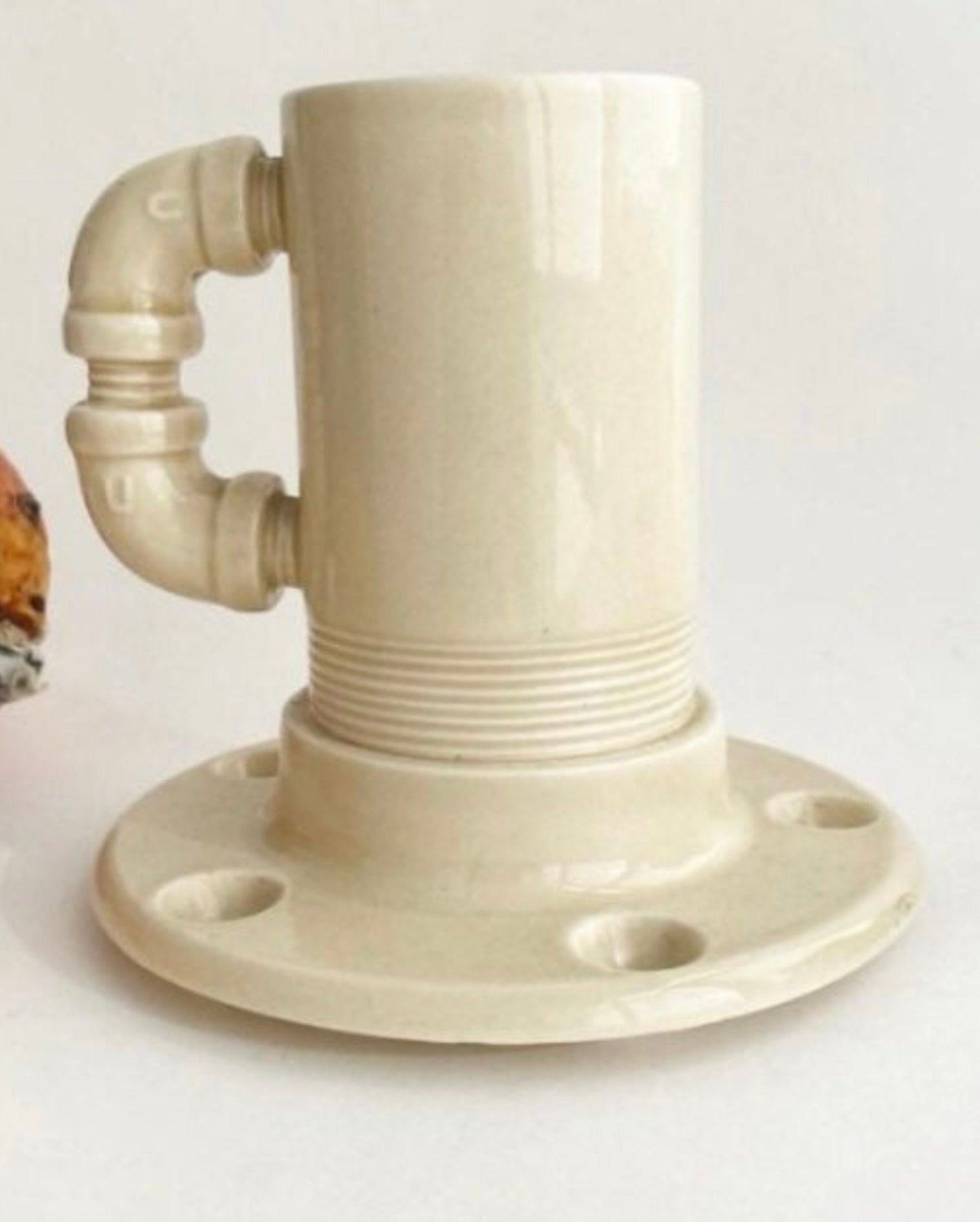 1960s Bauhaus Jackson Boone "Plumber Nightmare" Coffee Mug Nuts, Bolts, Pipe by Trend Pacific