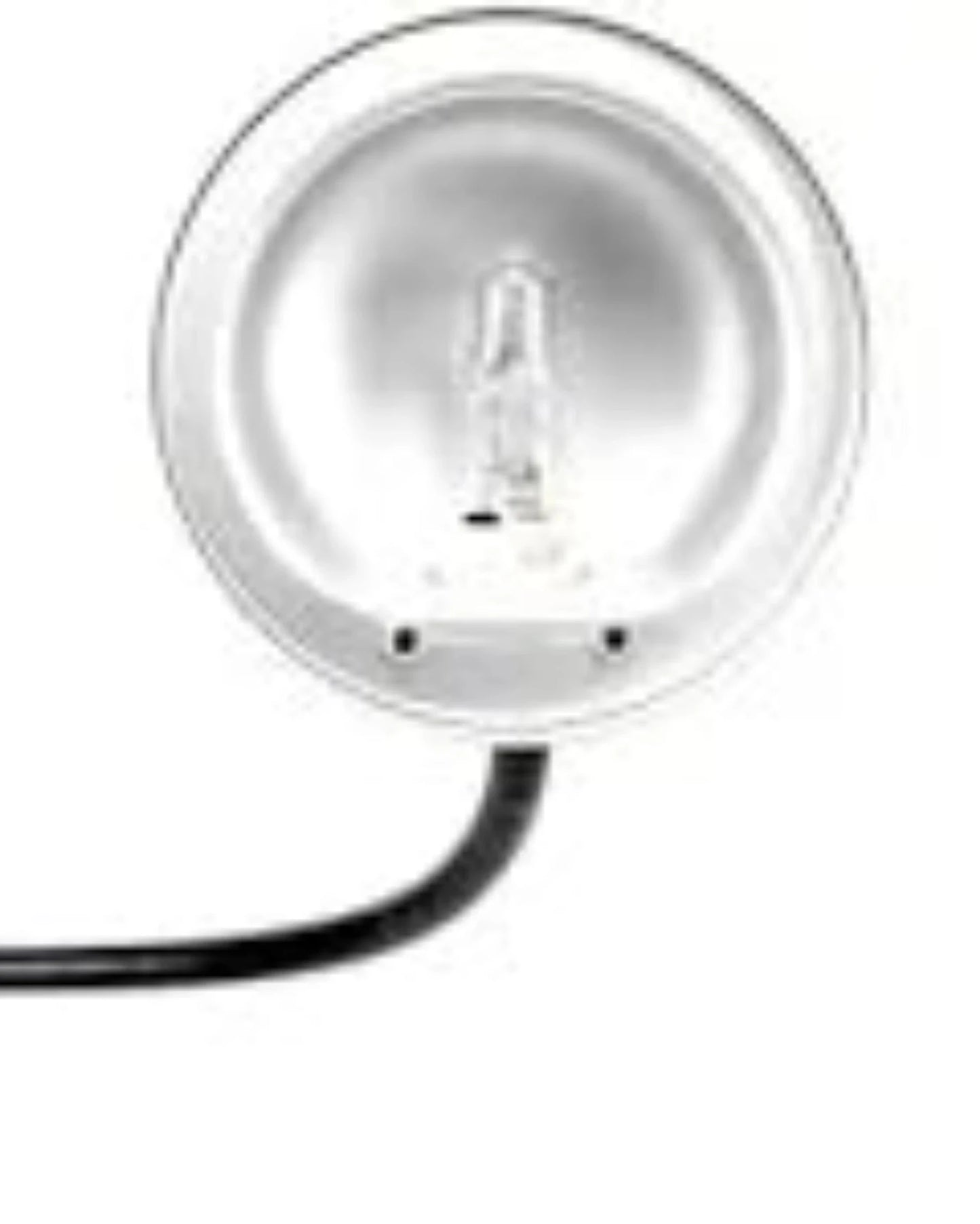 1980s White Gammalux Gooseneck Lamp, Made in Italy