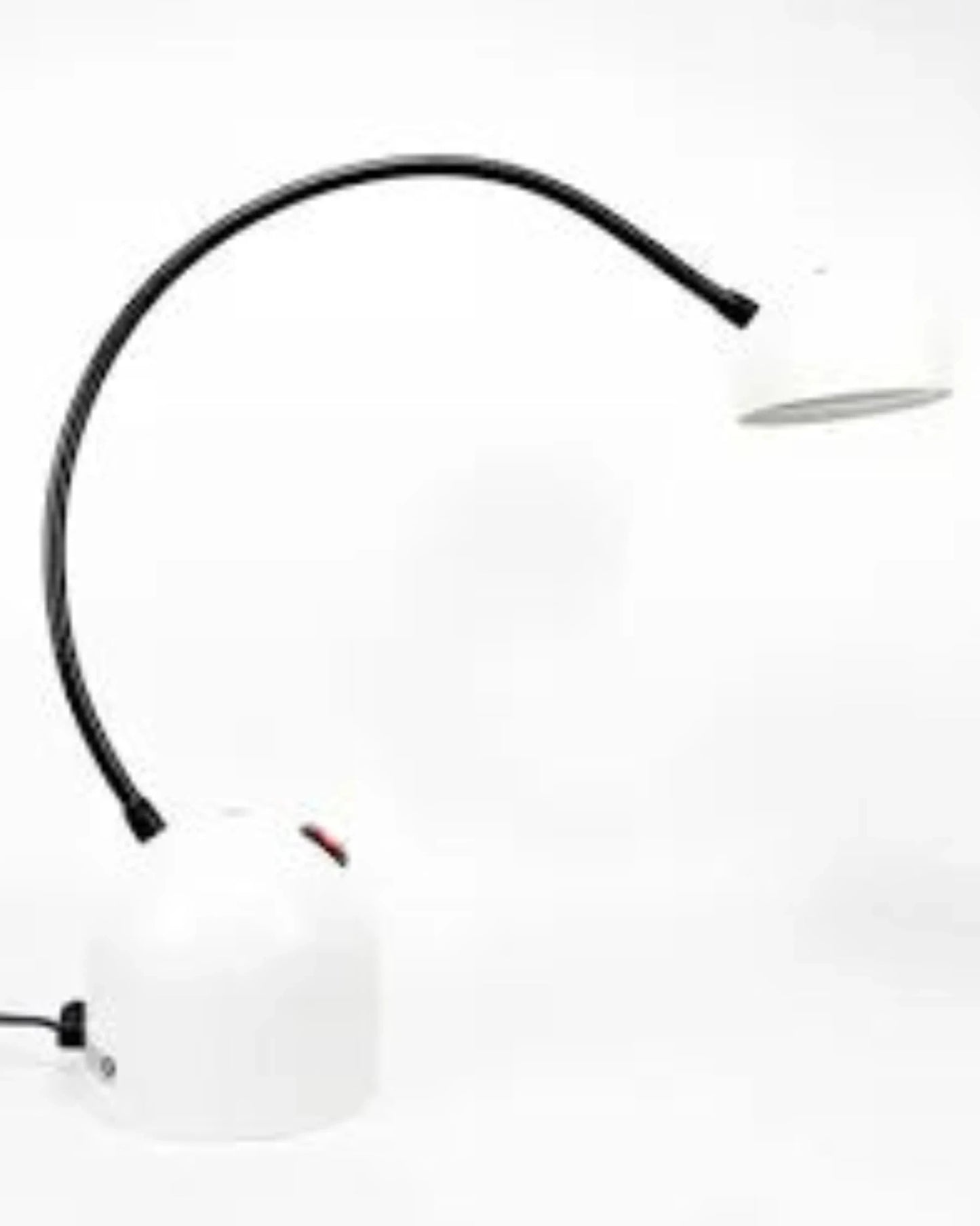 1980s White Gammalux Gooseneck Lamp, Made in Italy