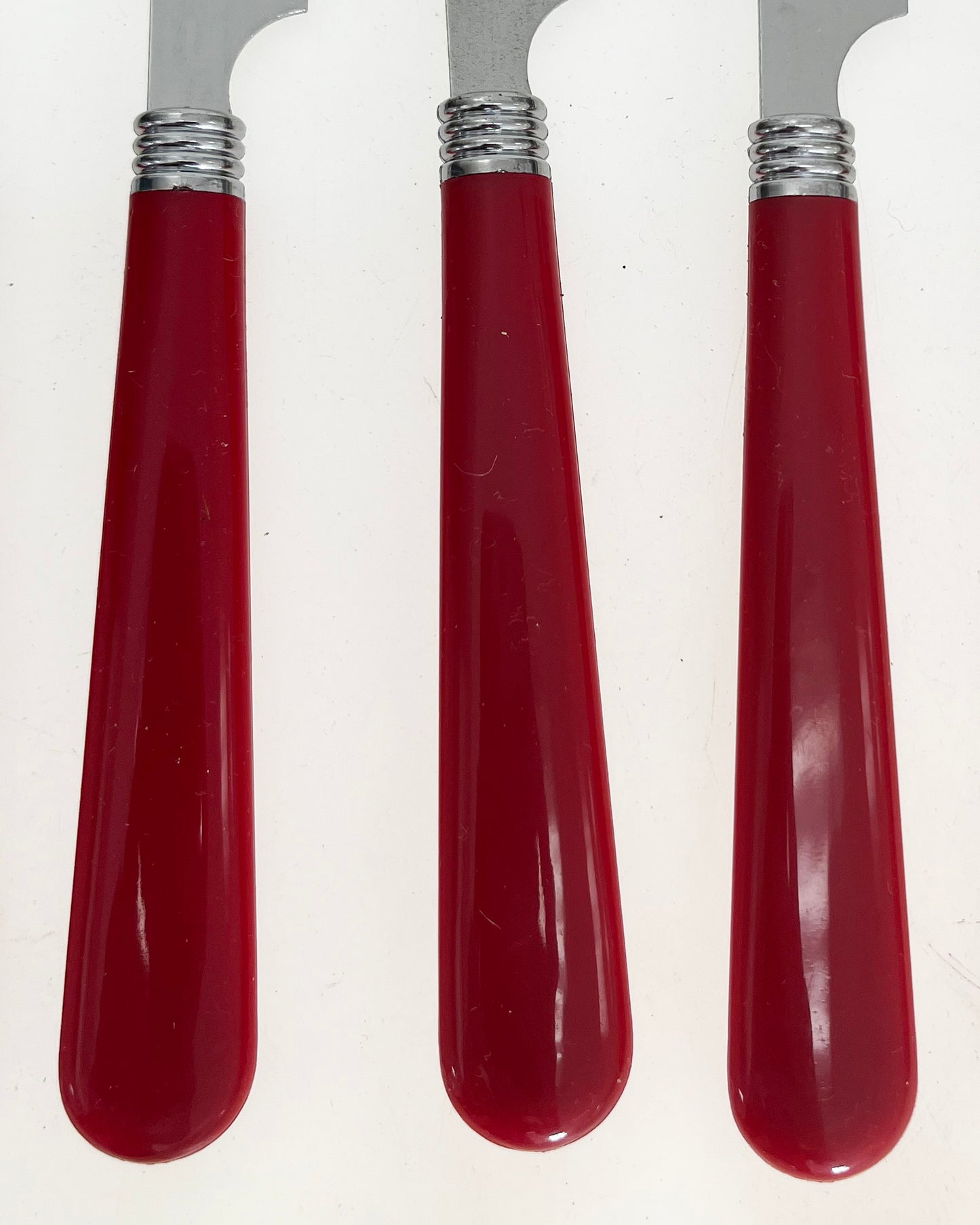 1980s Red Totally Today Flatware Set New In Box