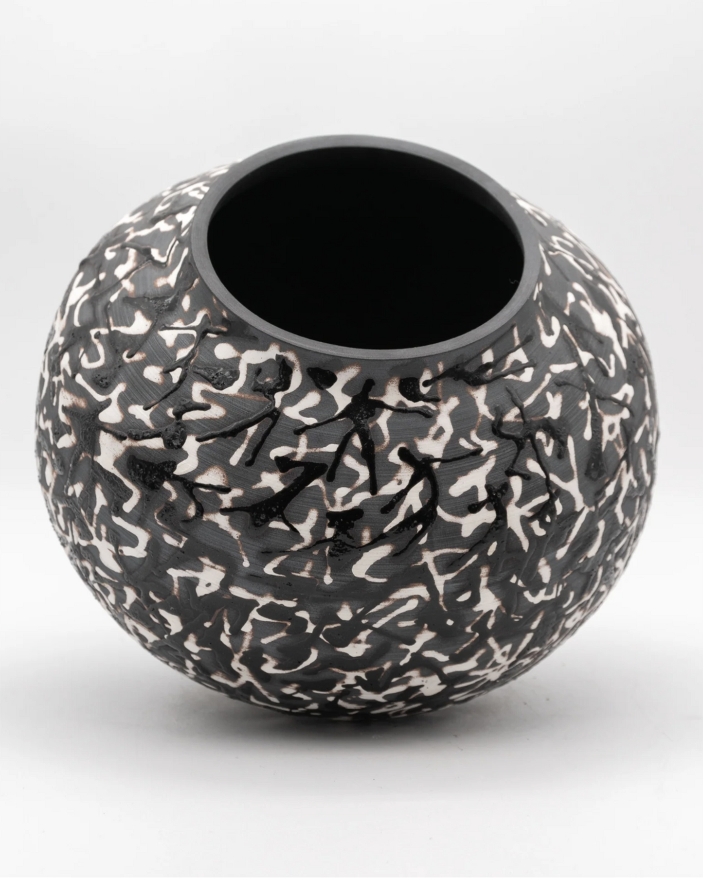Camo Moon Jar 01 by Steav Kim