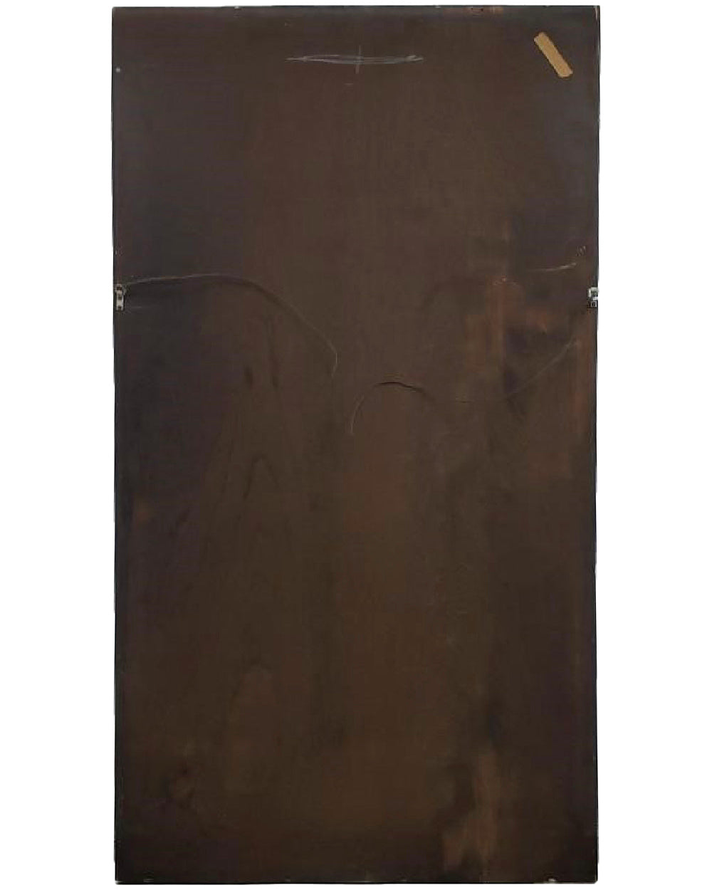 1950s Mid-century Modern Walnut Beveled Wall Mirror