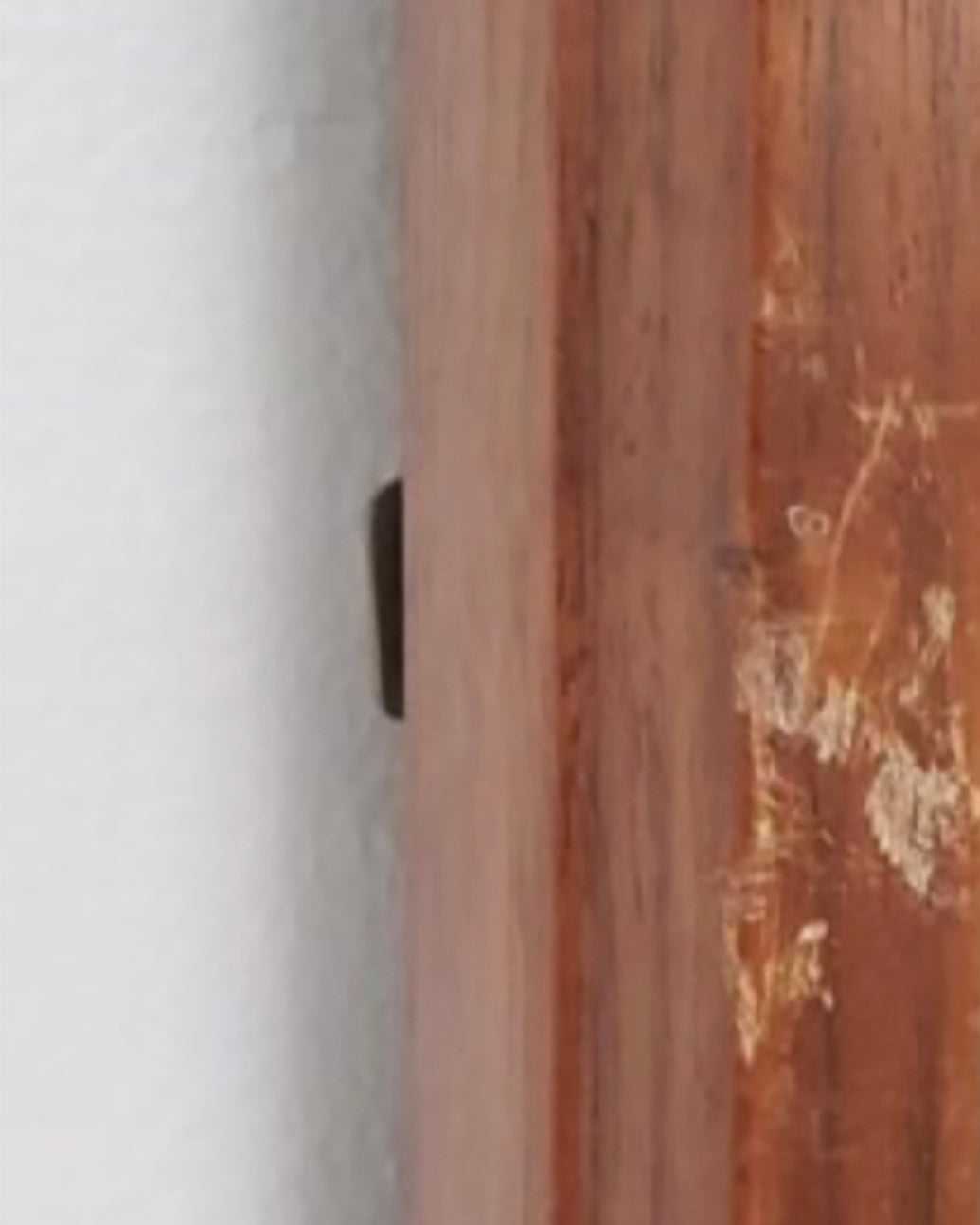 1950s Mid-century Modern Walnut Beveled Wall Mirror