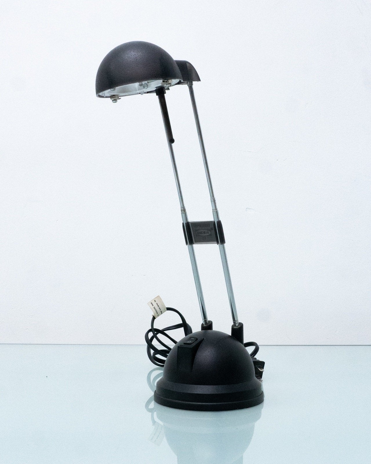 1990s Vintage IKEA Esspresivo Black Telescopic Halogen Desk Lamp