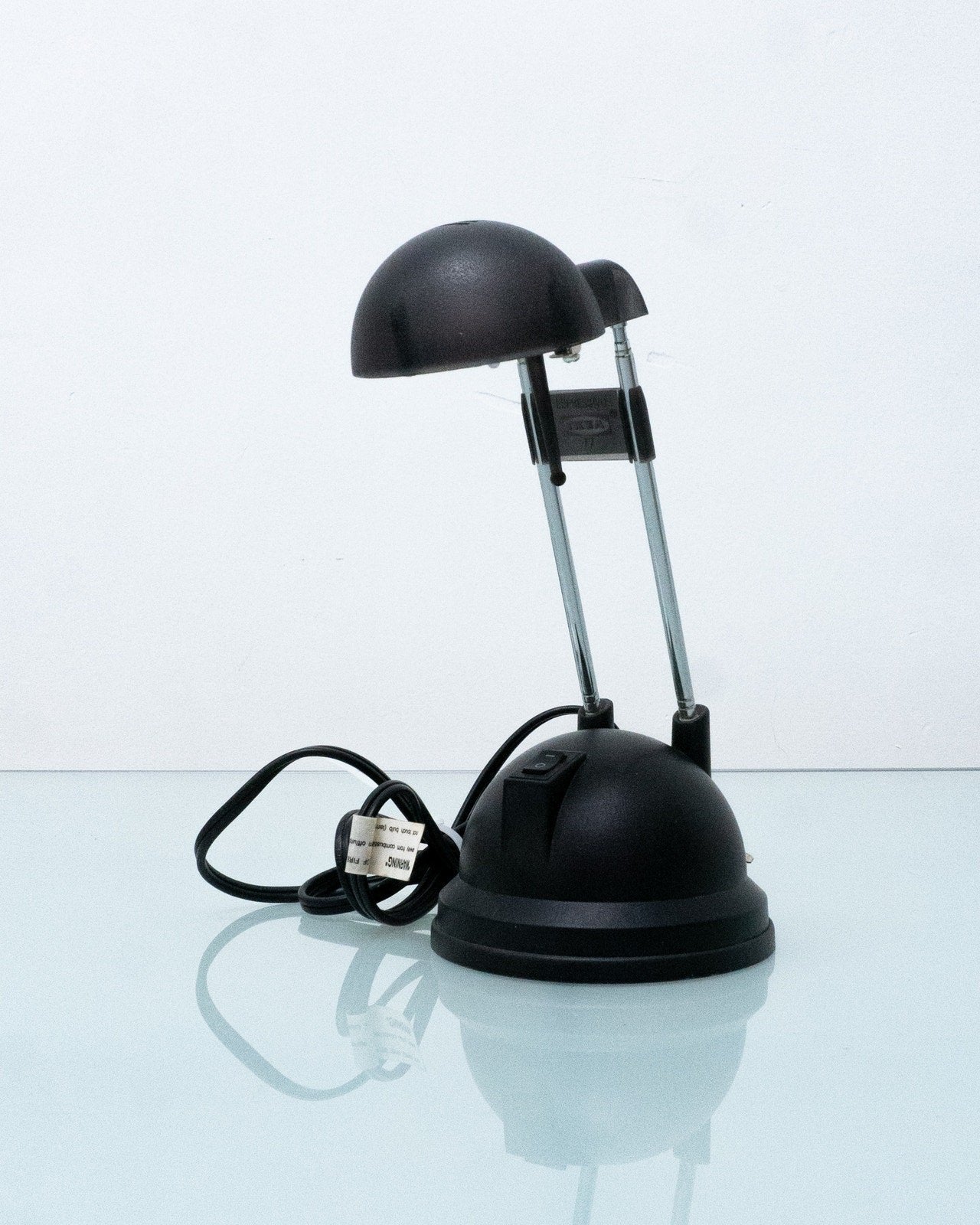 1990s Vintage IKEA Esspresivo Black Telescopic Halogen Desk Lamp