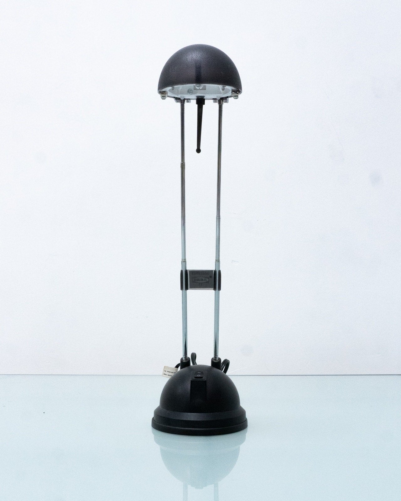 1990s Vintage IKEA Esspresivo Black Telescopic Halogen Desk Lamp