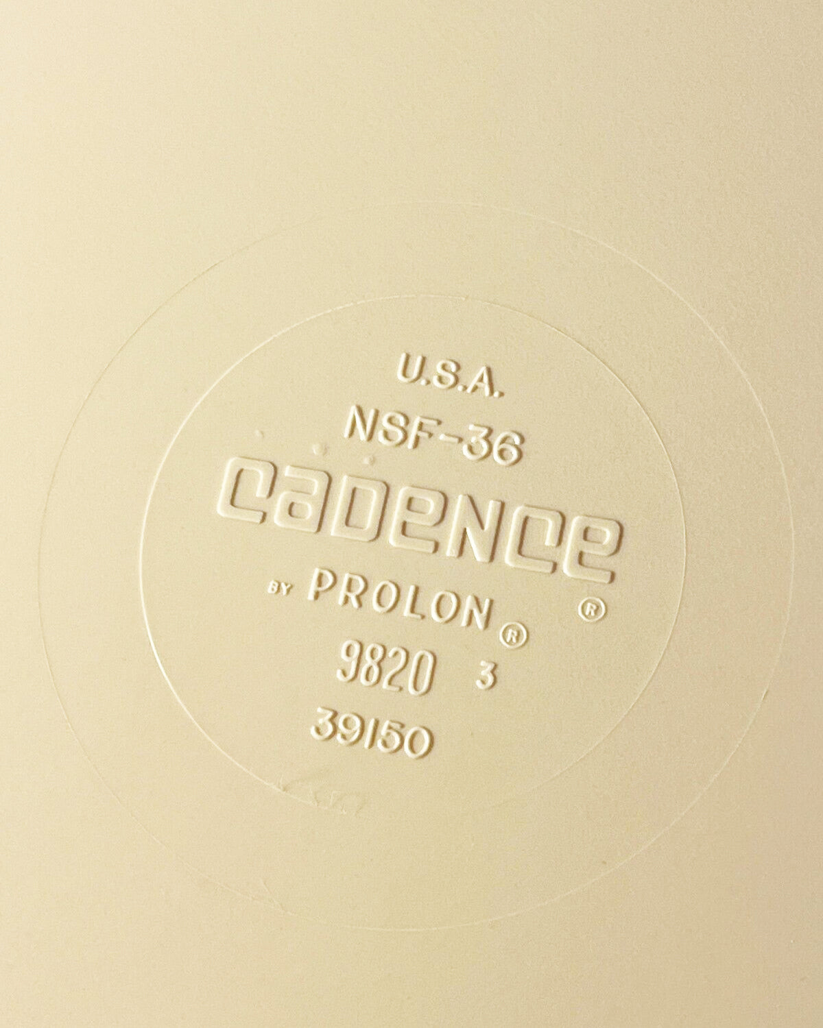 1970s Cadence Prolon Melamine Space Age Plates