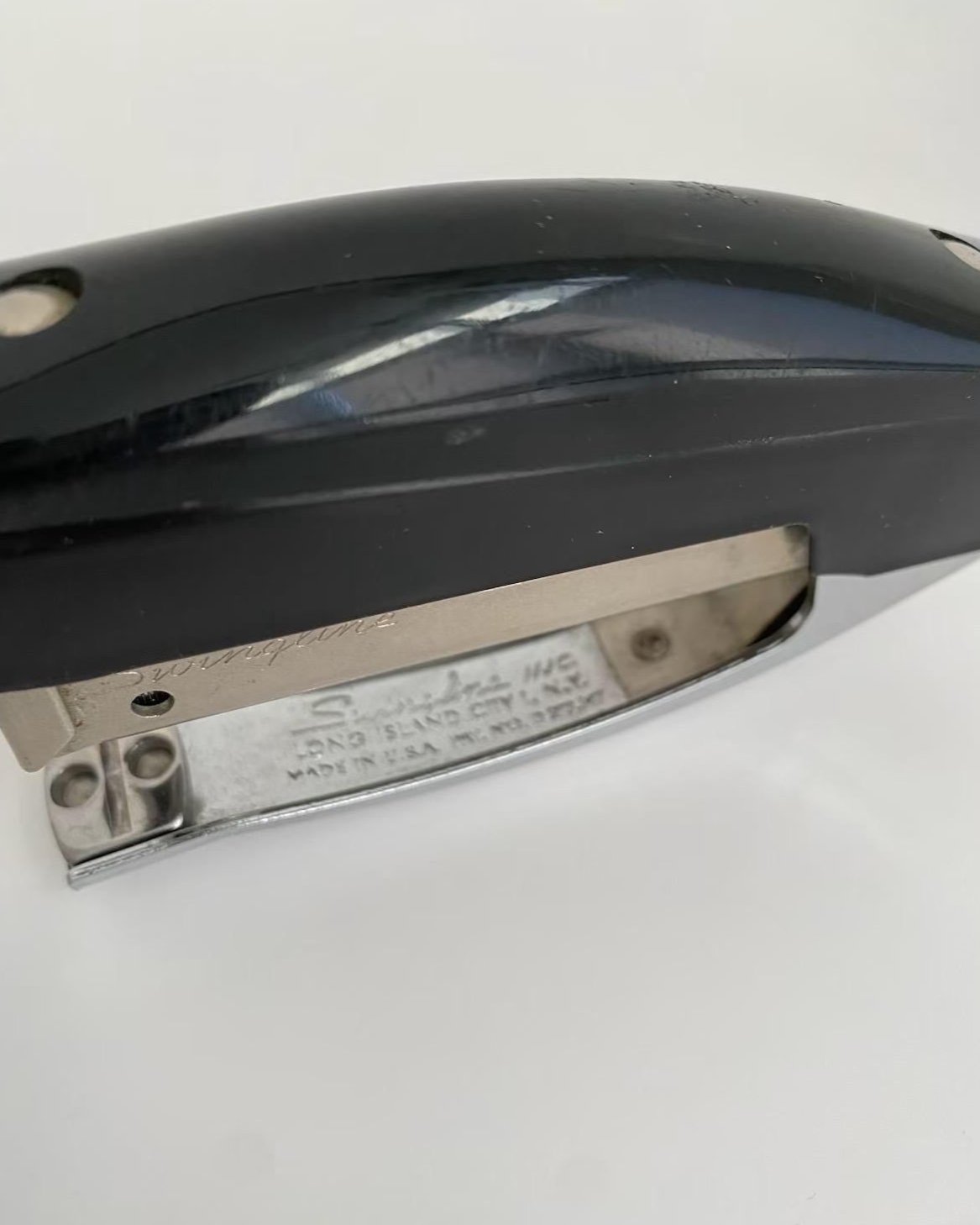 1950s Vintage Swingline 85-06 Hand Stapler Black Made in USA