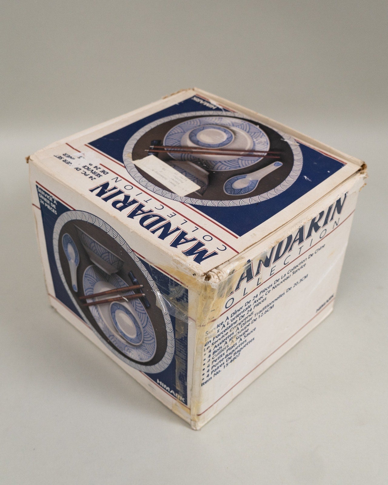 1970s Mandarin 20 Piece Dinner Set Plates