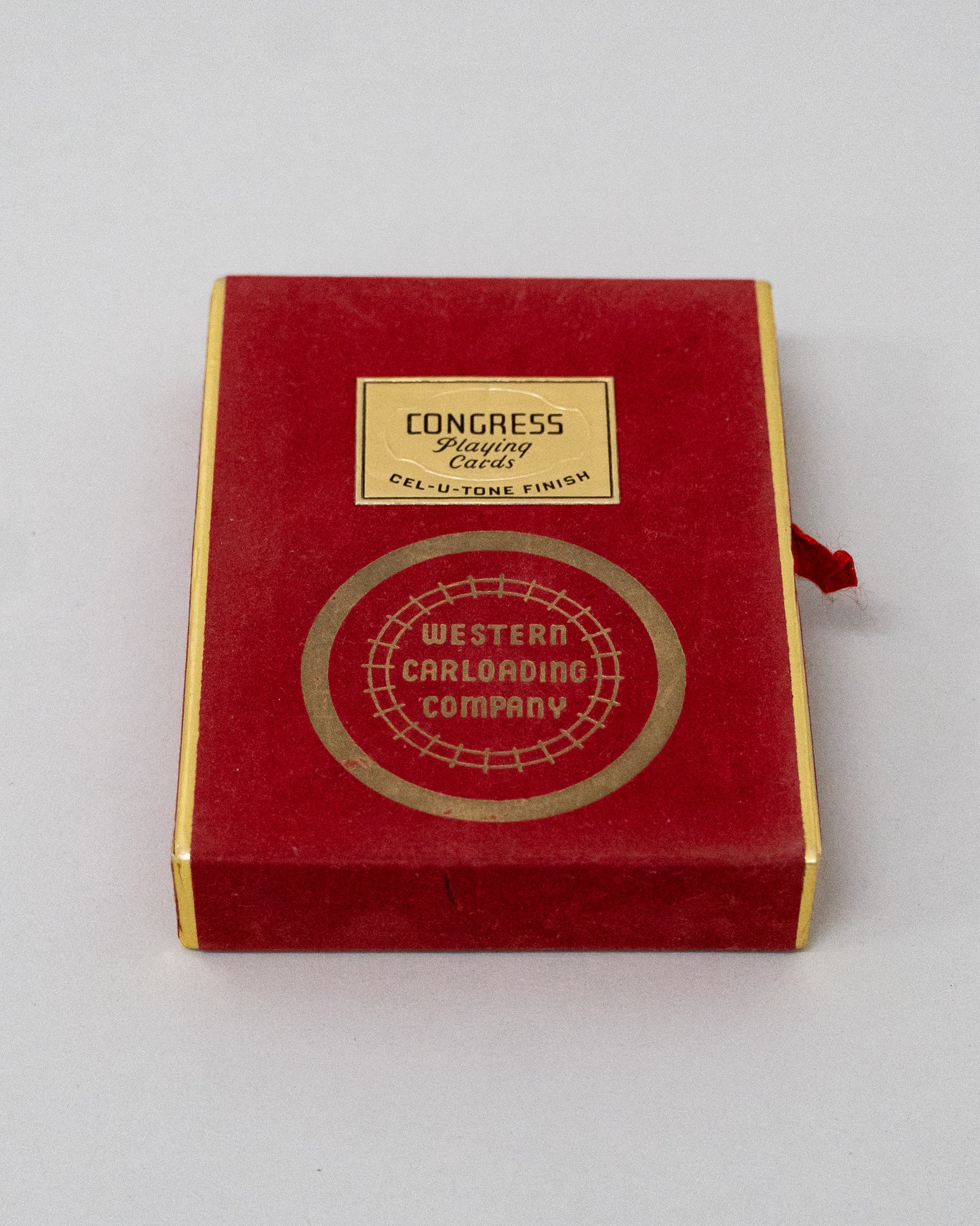 1960s Congress Playing Cards Western Carloading Company