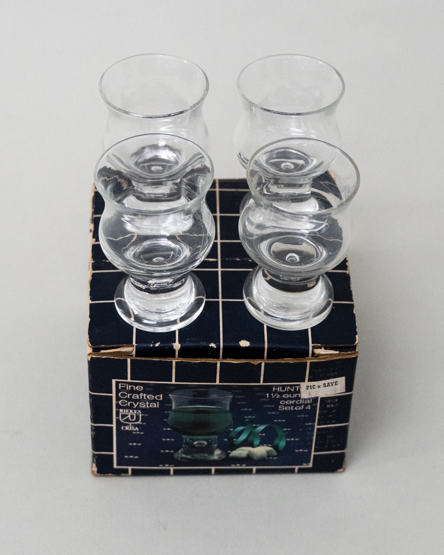 Riekes Crisa Fine Crafted Shot Glasses