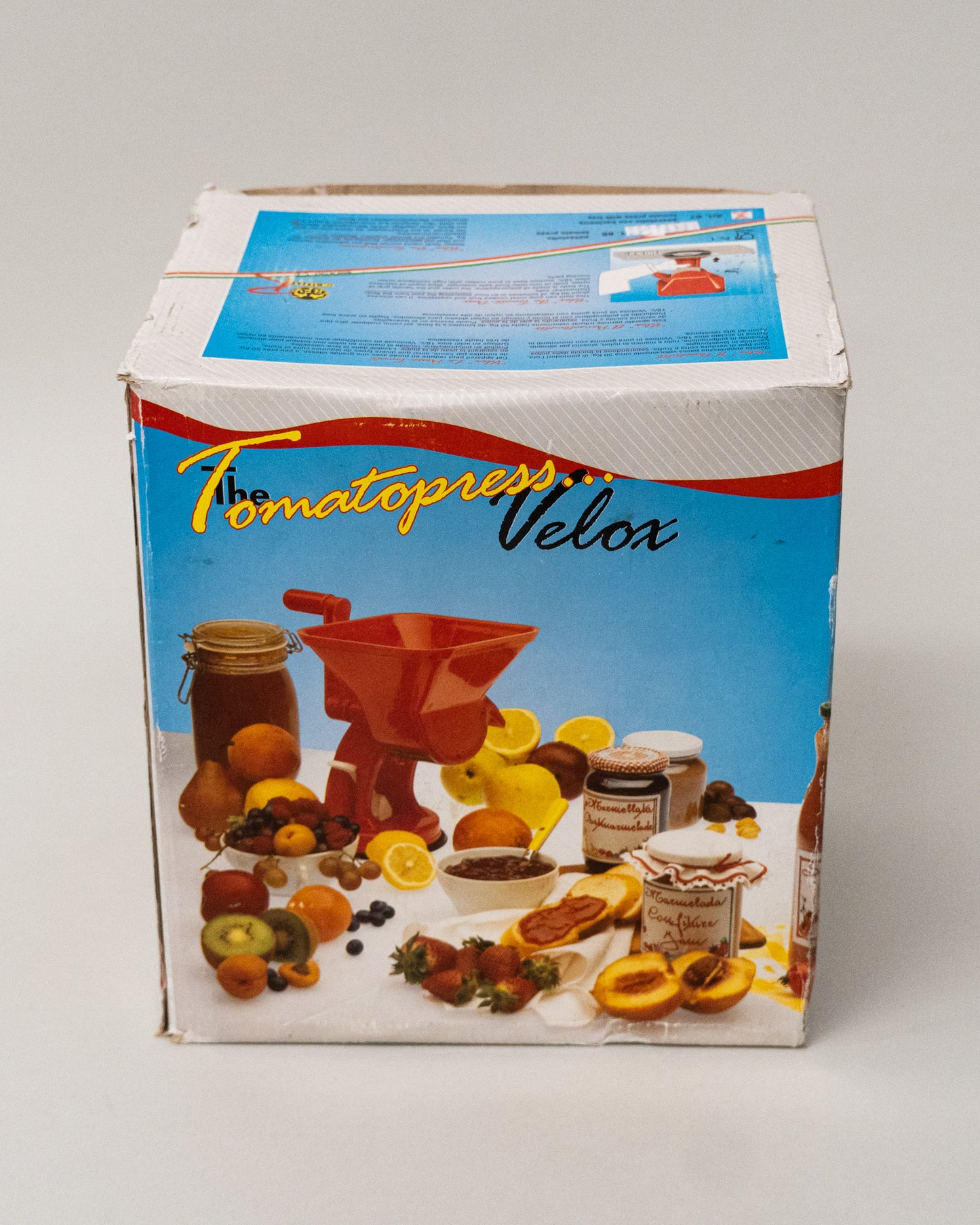 1990s Vintage Tomato Press RIGAMONTI PASSATUTTO VELOX, Made in Italy