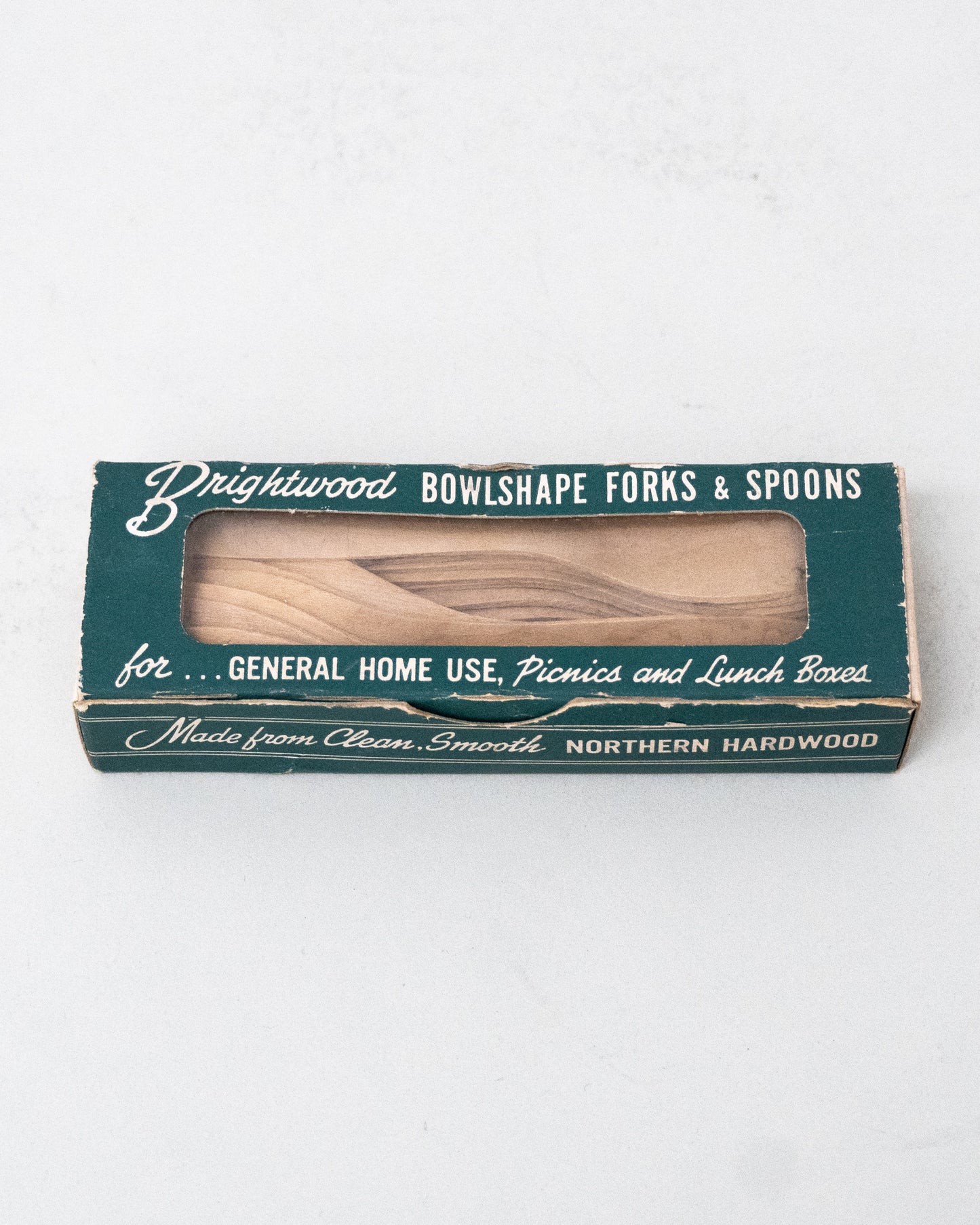 1920s Wooden New in Box Silverware