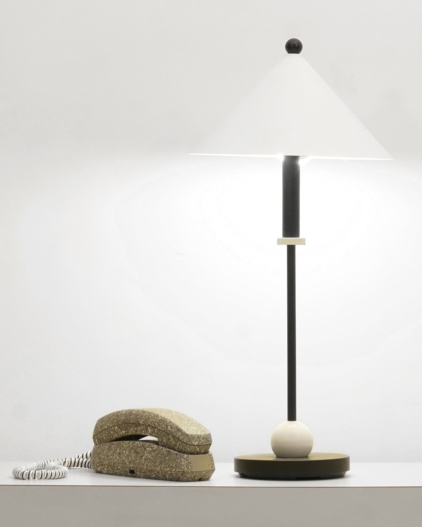 1990s Memphis Milano Lamp in the Style of Robert Sonneman for George Kovacs