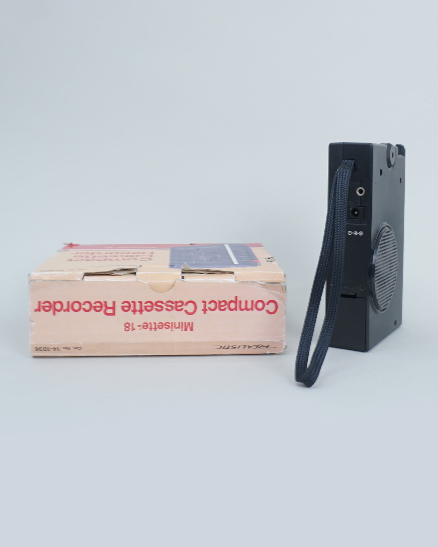 1980s Compact Cassette Recorder Minisette-18 by Realistic NOS New in Box