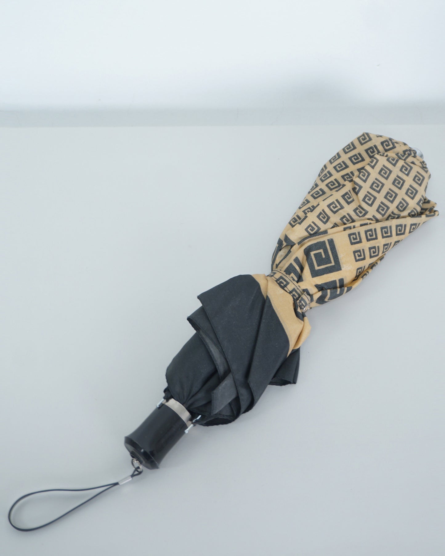 1970s Umbrella with Allover Pierre Cardin Print