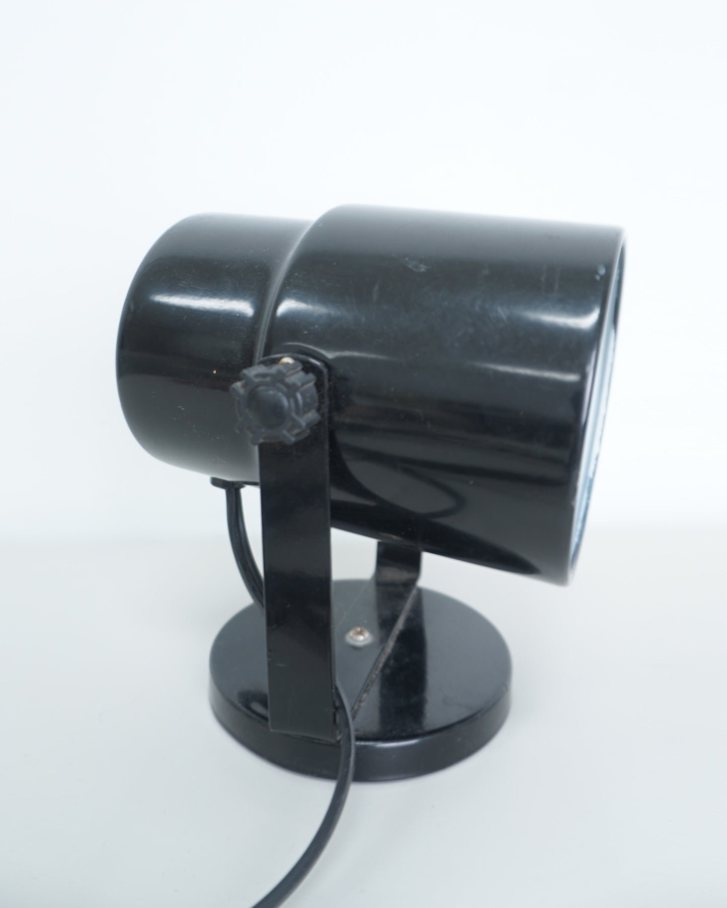 1980s Black Metal Accent Light Sconce