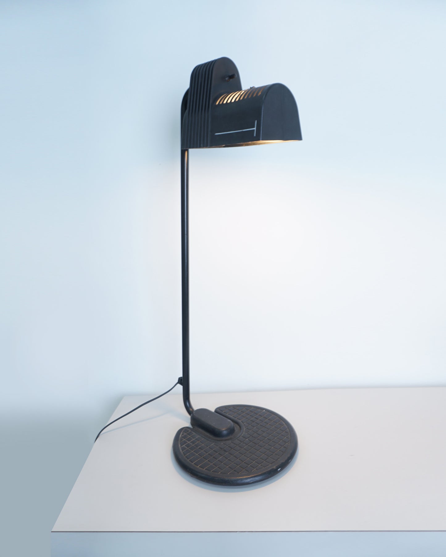 1980s Black Table Lamp by Belux