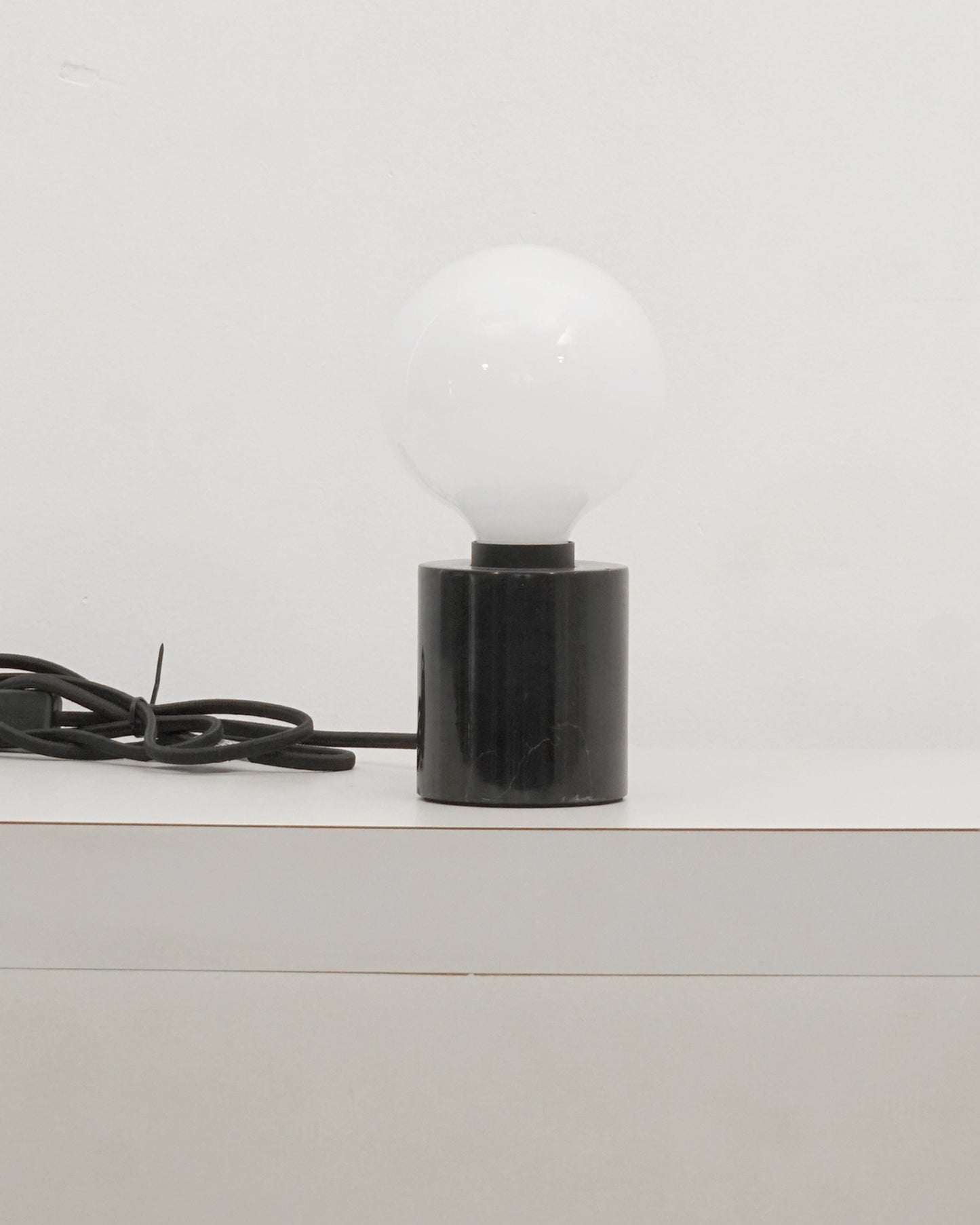 1970s Vintage Ikea Mod Globe Table Lamp with Frosted Bulb