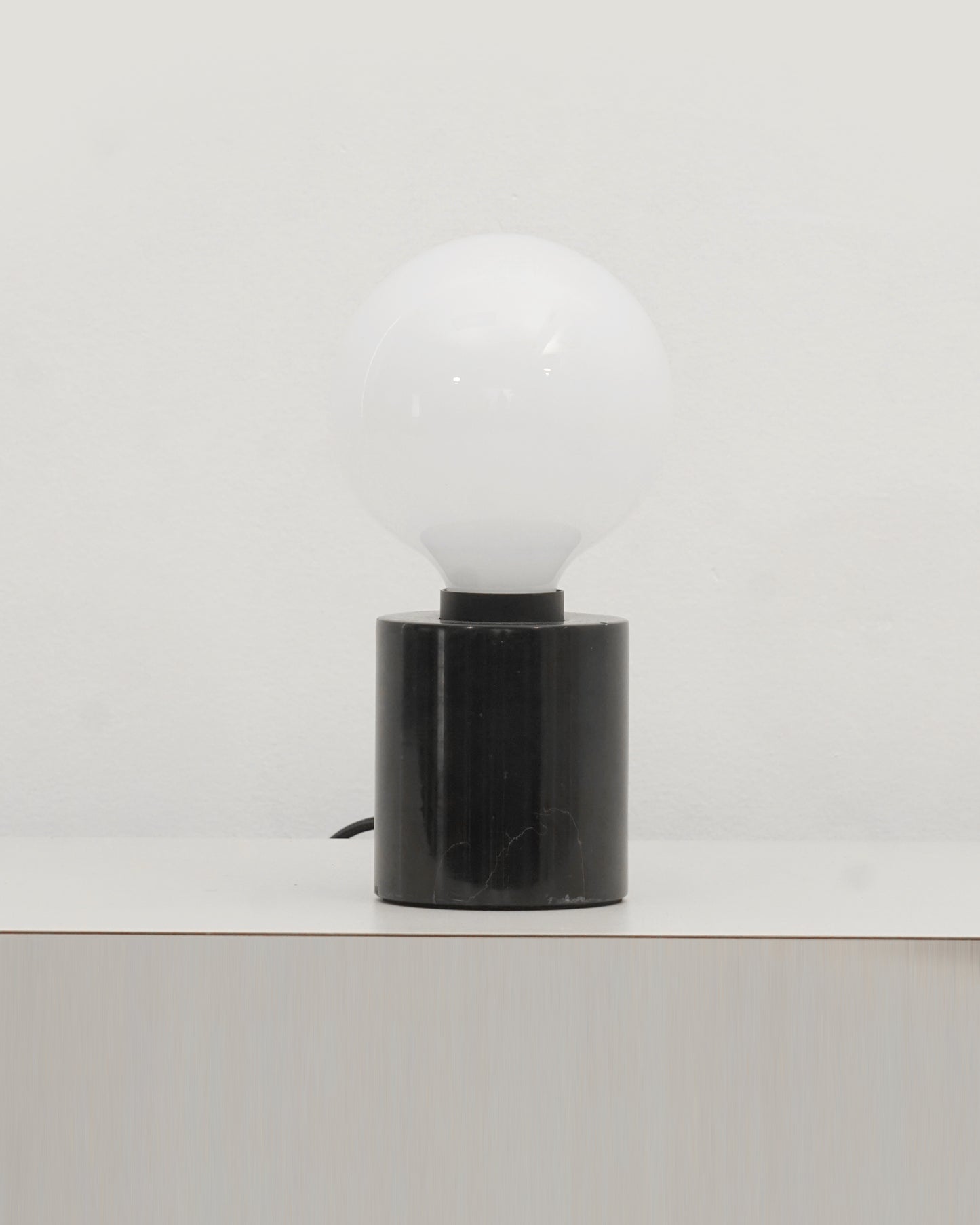 1970s Vintage Ikea Mod Globe Table Lamp with Frosted Bulb