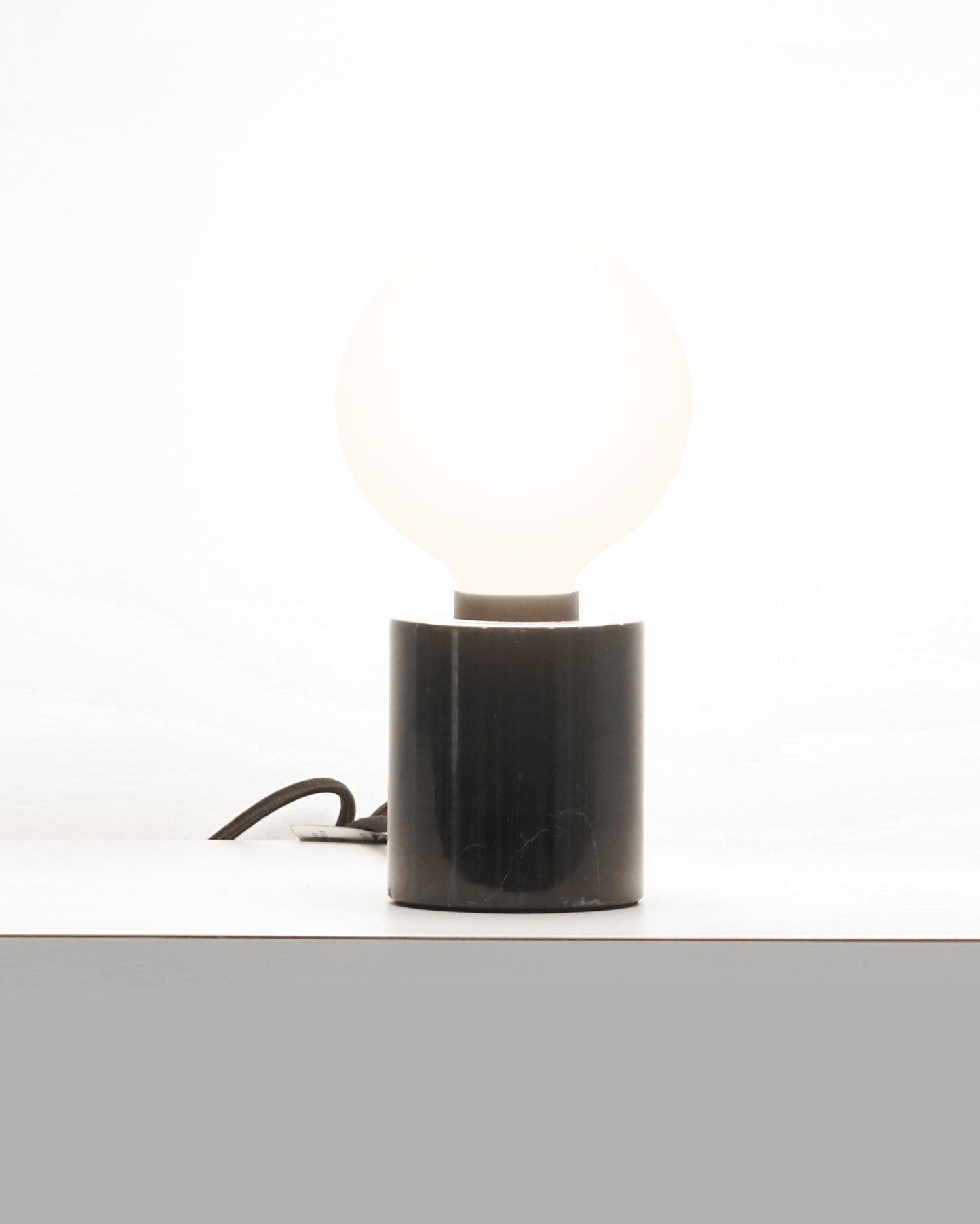 1970s Vintage Ikea Mod Globe Table Lamp with Frosted Bulb