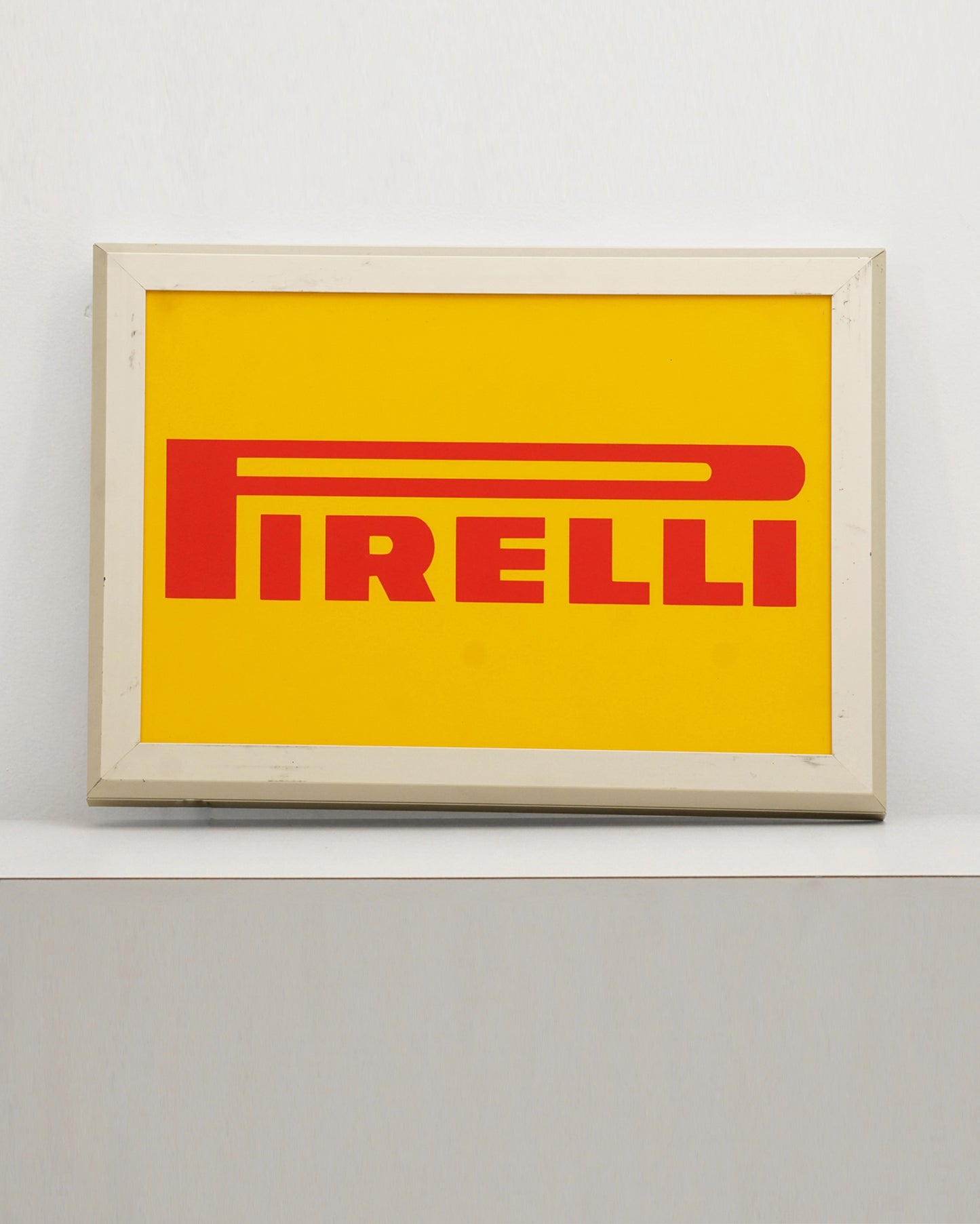 1990s Pirelli Advertising Sign Light