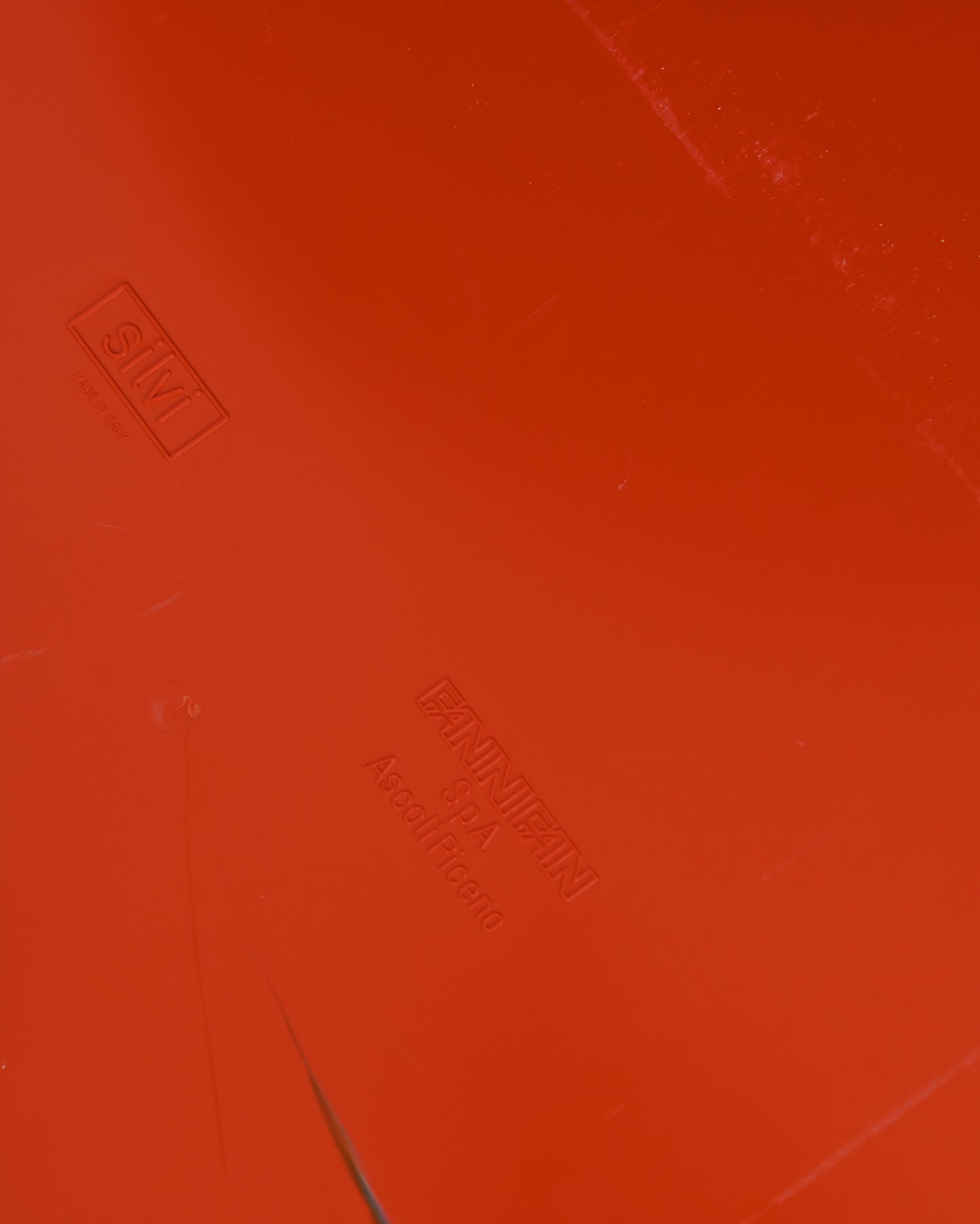 1970s ''Silvi'' Atomic Orange Vanity by Fanini Fain S.P.A and Studio Kastilia