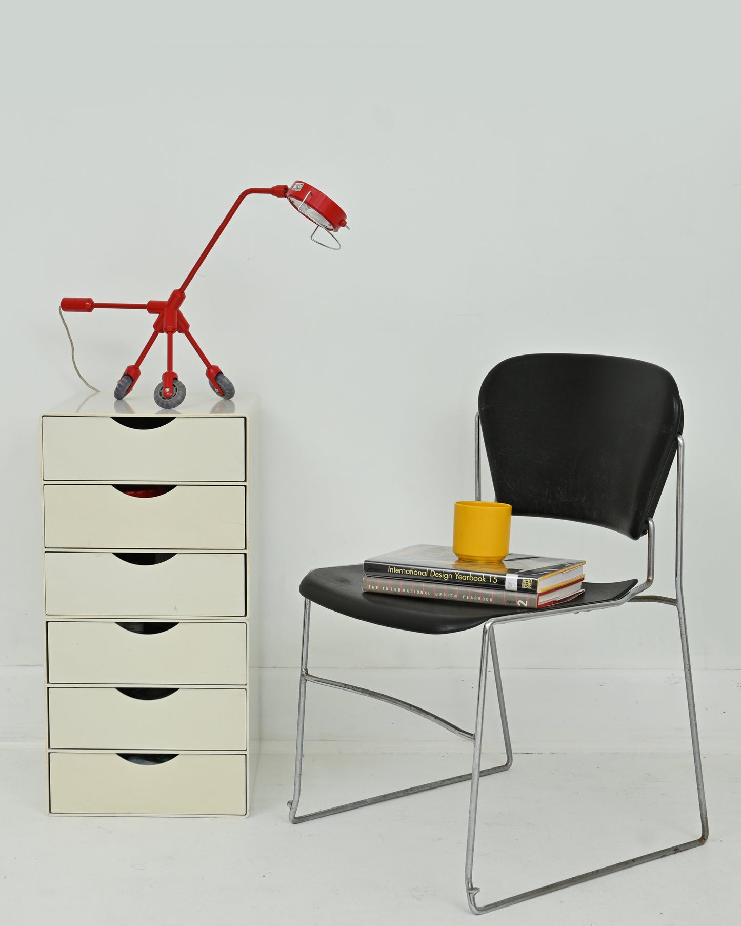 Y2K Red Ikea Kila Lamp by Harry Allen for IKEA
