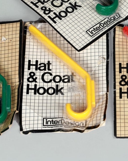 1980s Room & Board Interdesign Hat and Coat Hook NOS New in Box