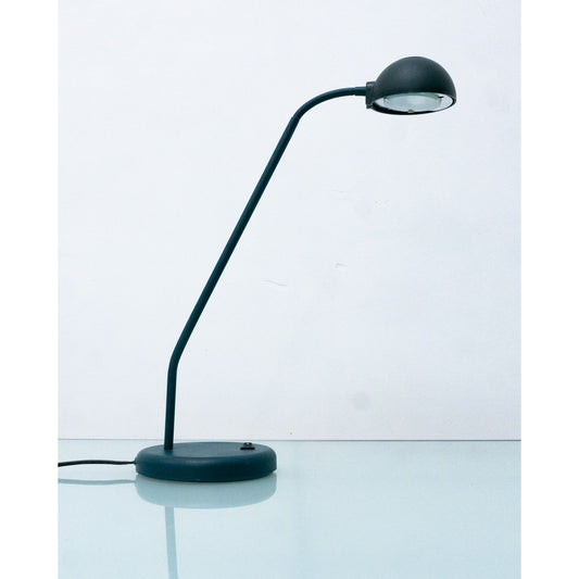 1990s Vintage Portable Luminaire Dark Green Table Lamp