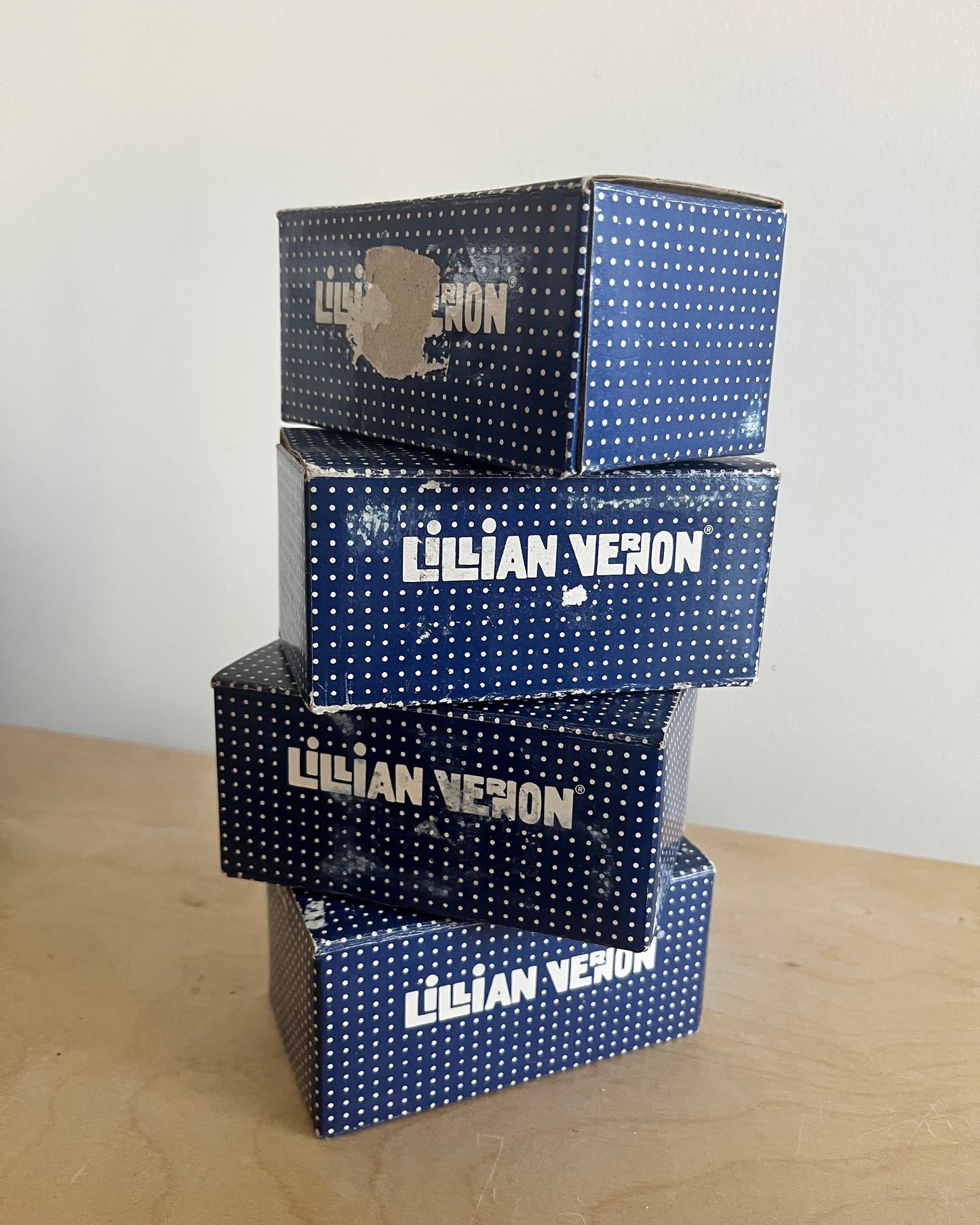 1970s Vintage Lillian Vernon Napkin Ring Bud Vase Set of in Original Boxes