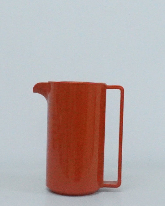 1960s Ingrid Ltd Chicago Brick Red Plastic Pitcher