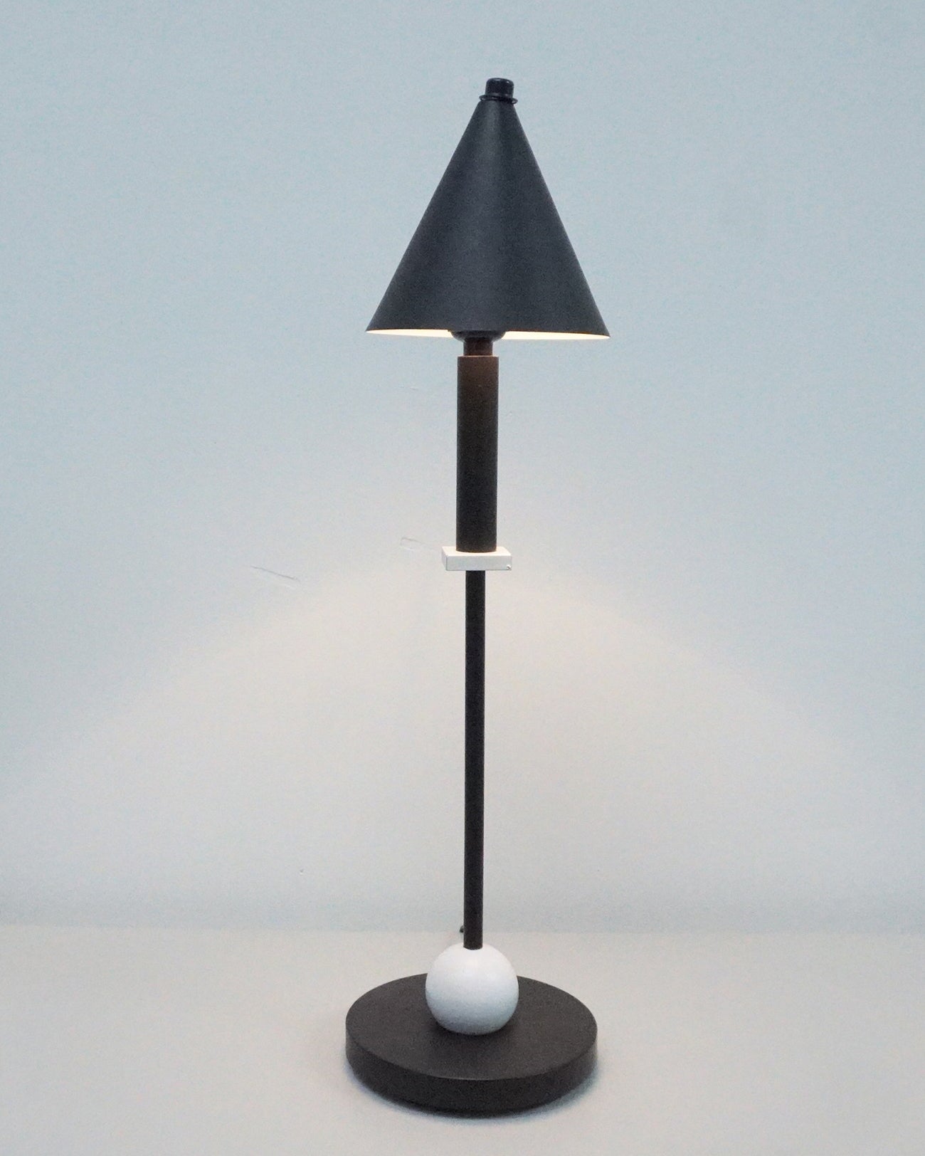 1990s Memphis Milano Lamp in the Style of Robert Sonneman for George Kovacs