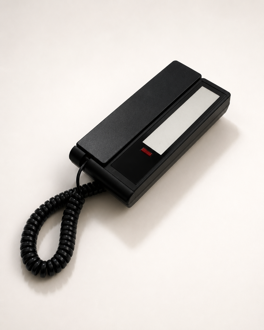 1990s Y2K Vintage Bittel Sleek Contemporary Black Phone